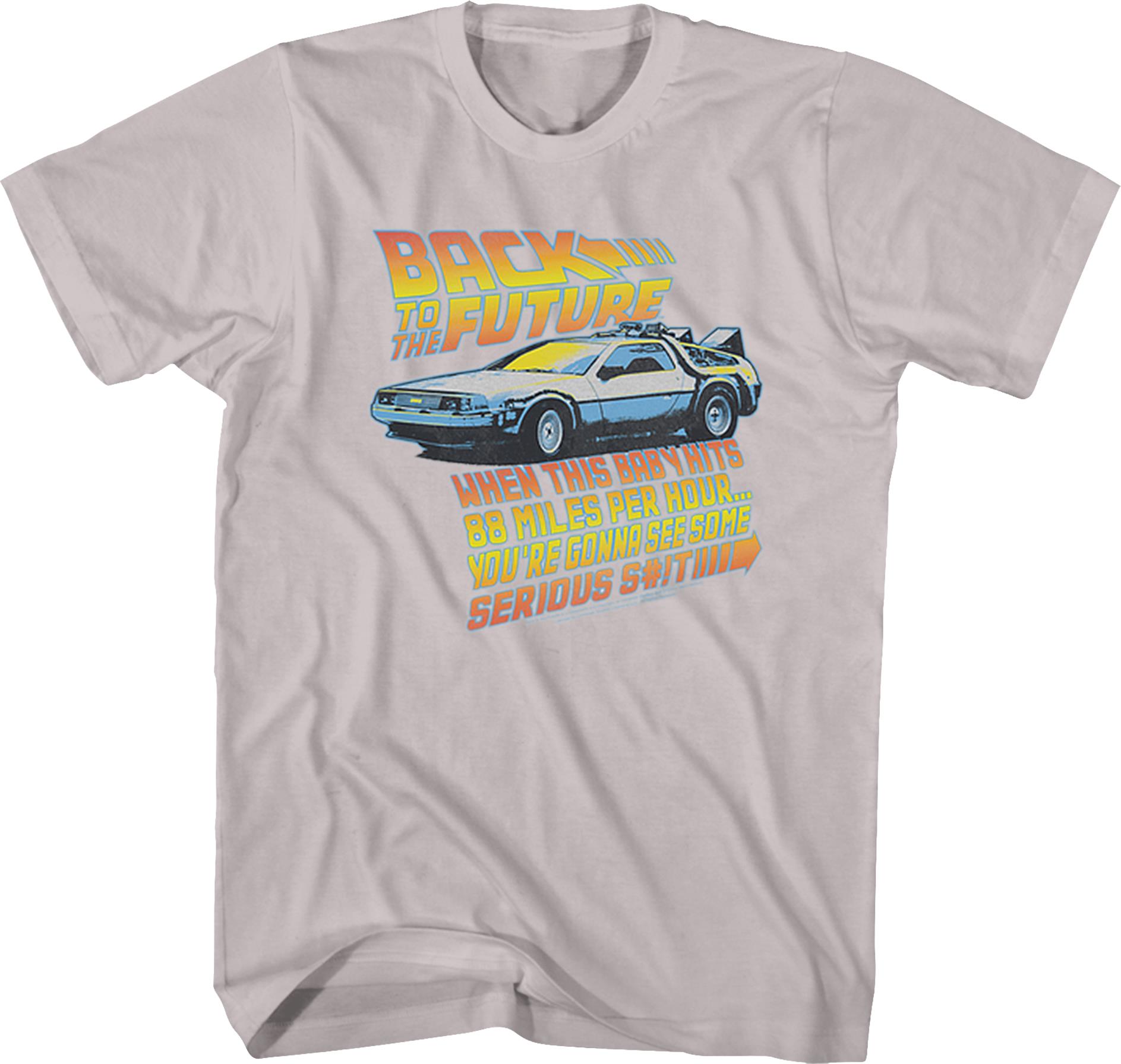 When This Baby Hits 88 Miles Per Hour Back To The Future T-shirt