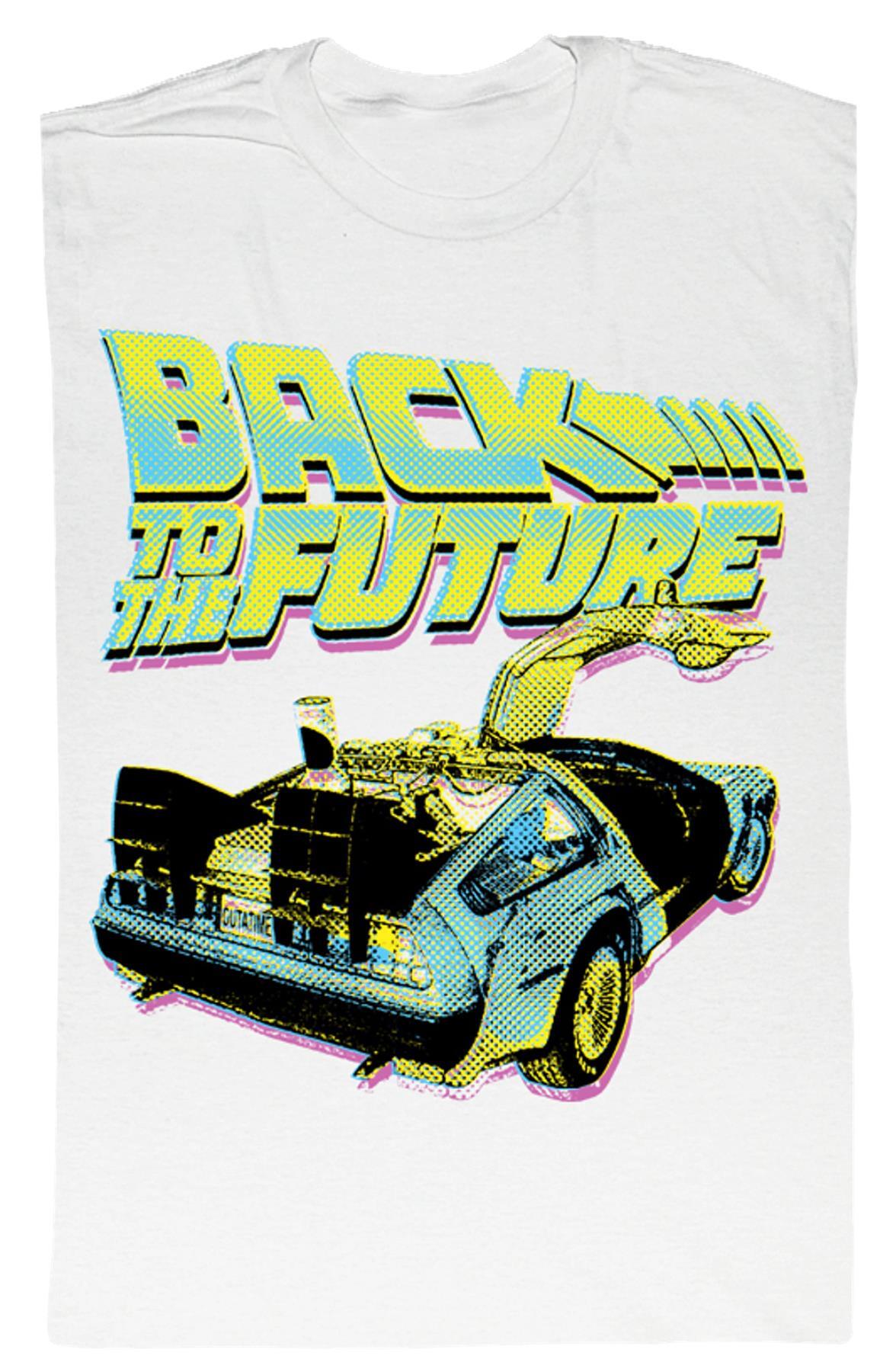 Neon Back To The Future T-shirt