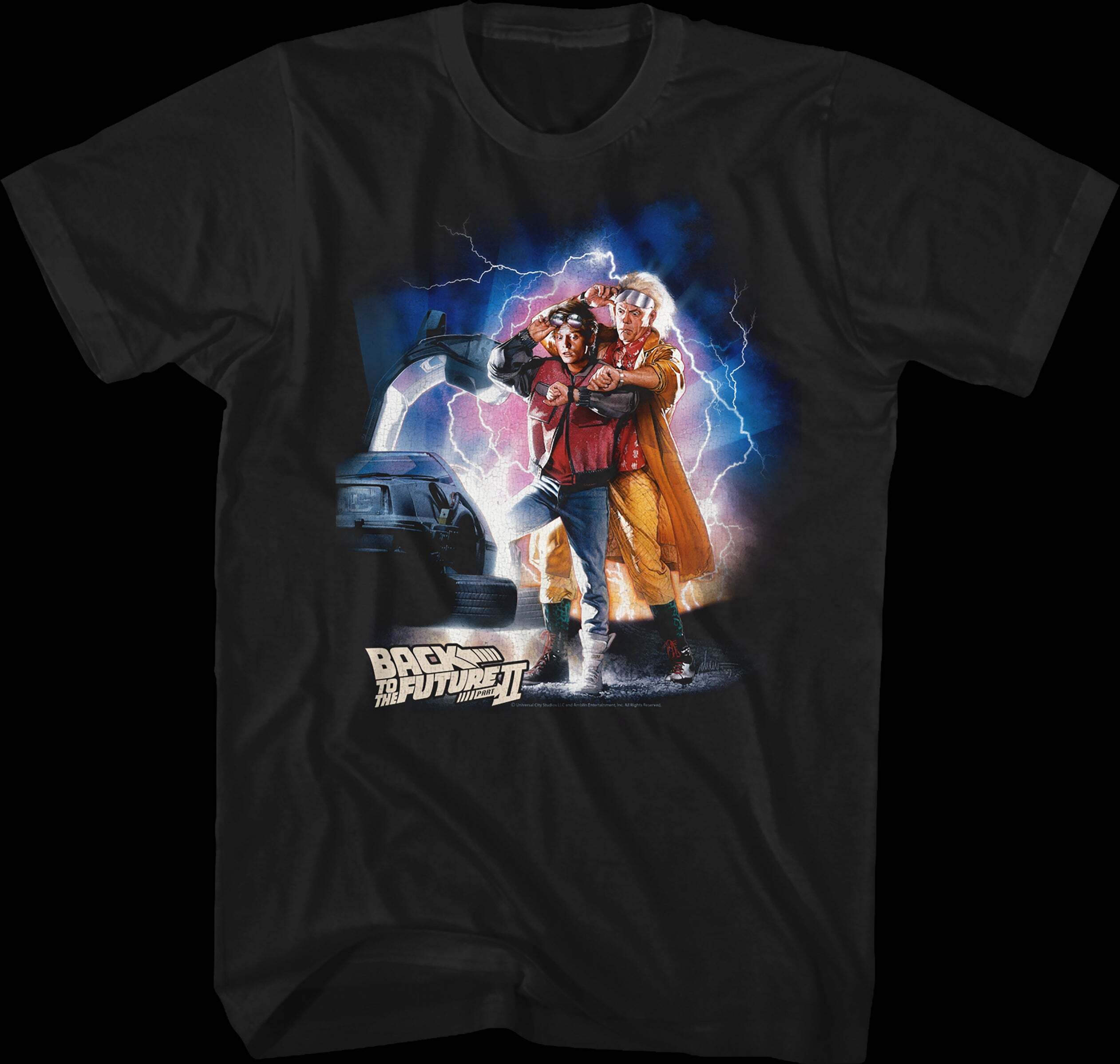 Movie Poster Back To The Future Part Ii T-shirt