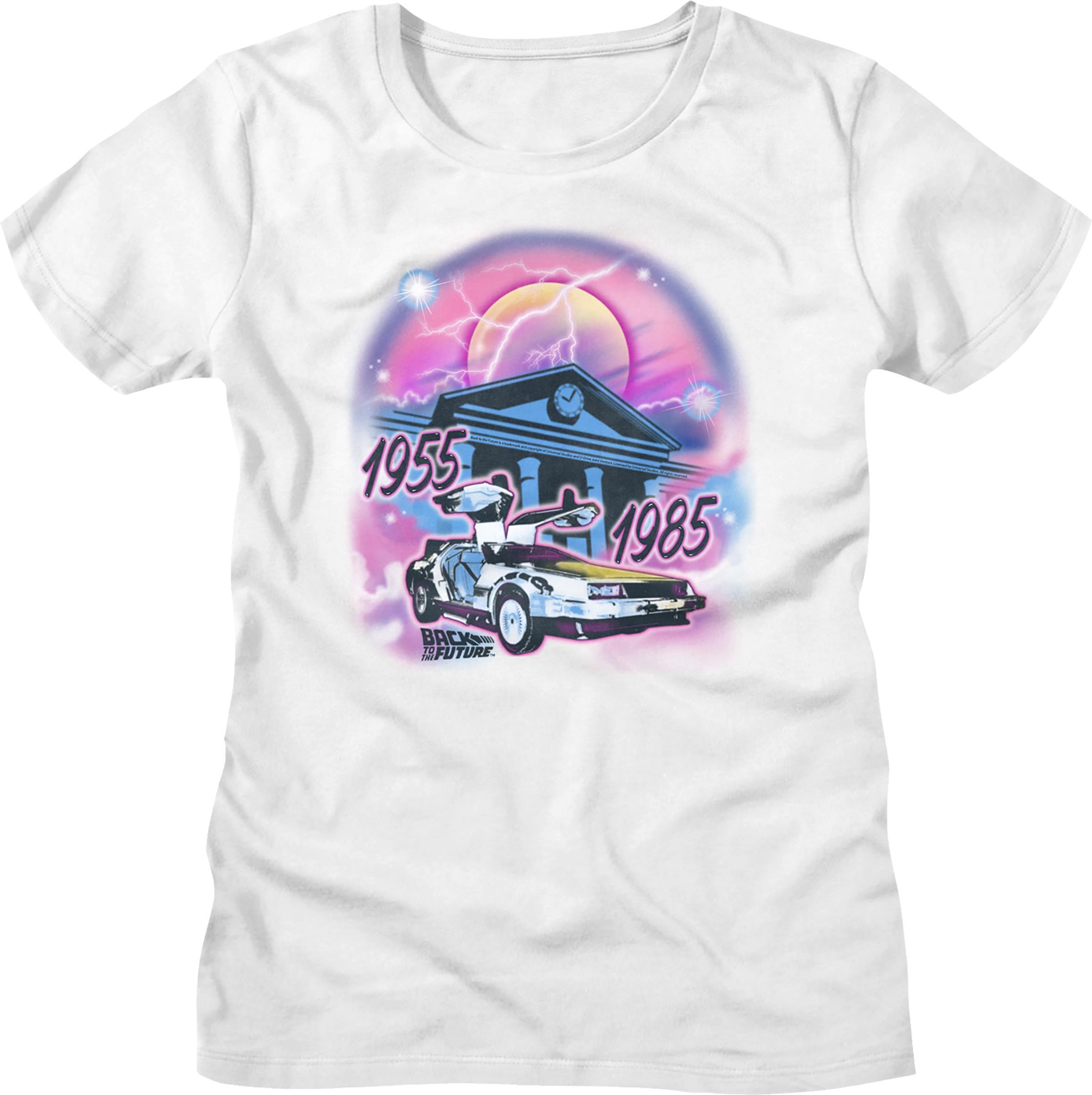 Womens Airbrush Back To The Future Shirt