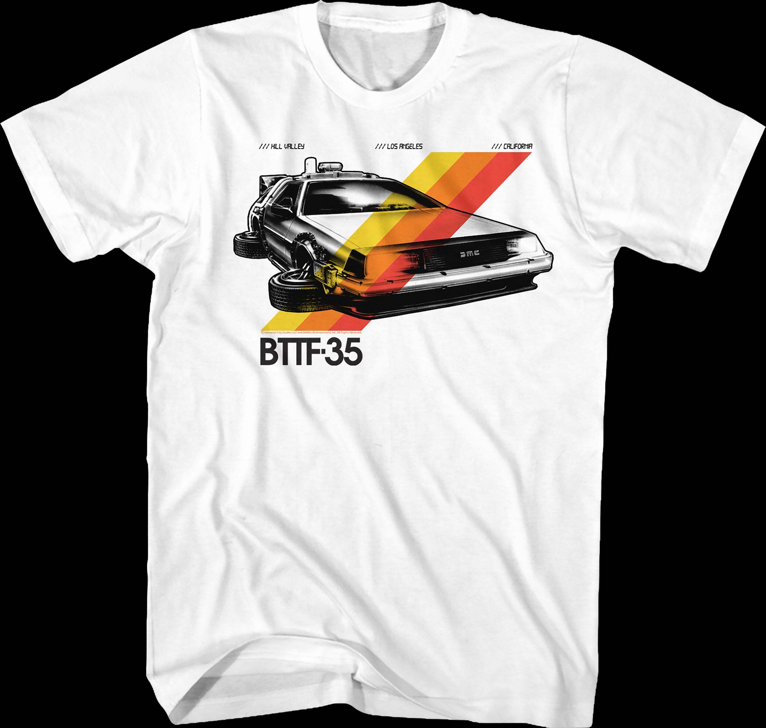 Bttf-35 Back To The Future 35th Anniversary T-shirt