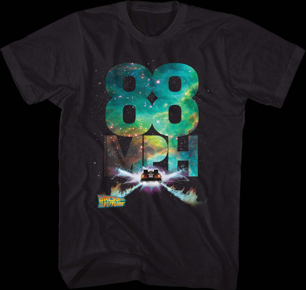 Galactic 88 Miles Per Hour Back To The Future T-shirt