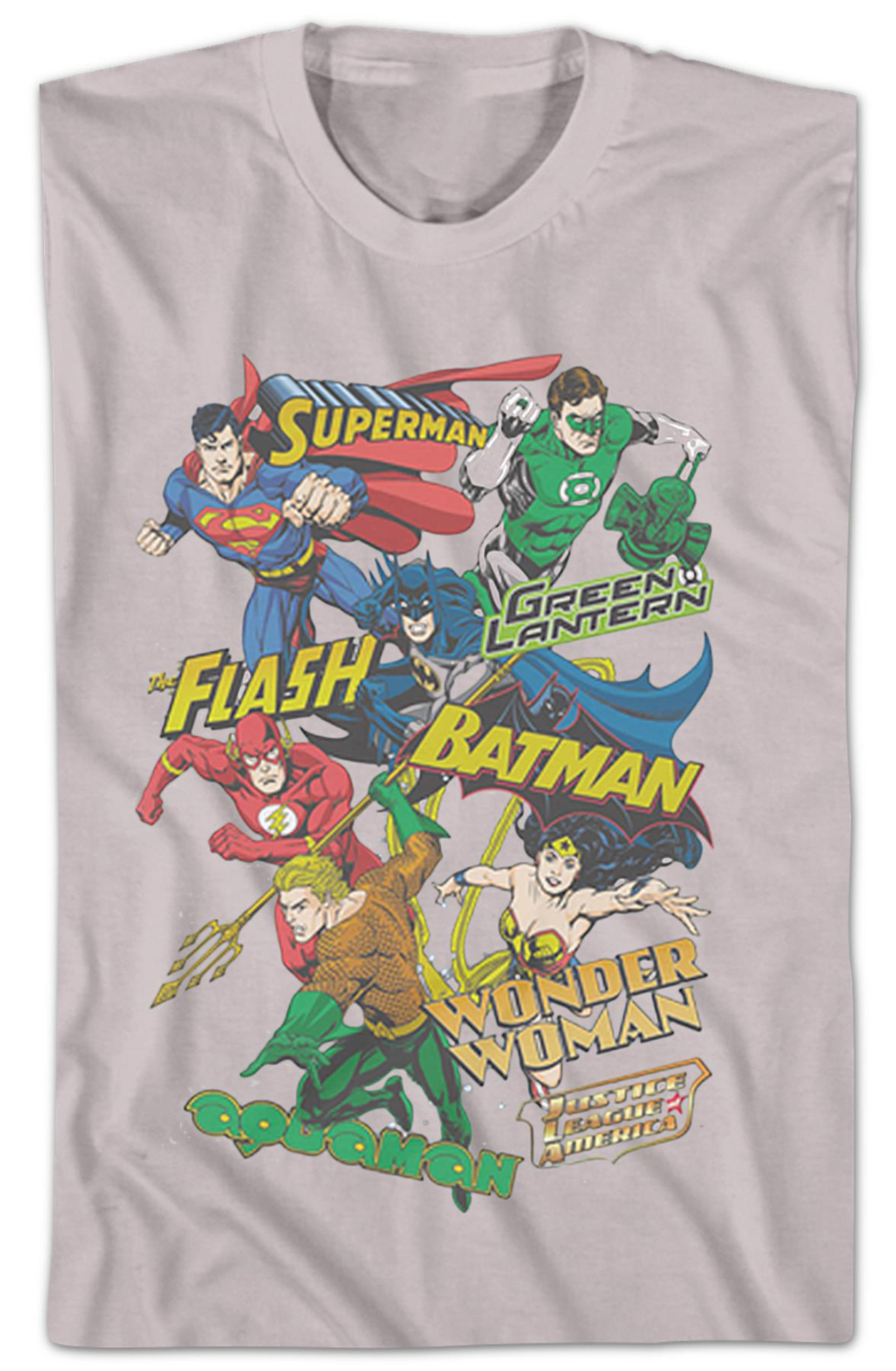 Justice League Of America Characters T-shirt
