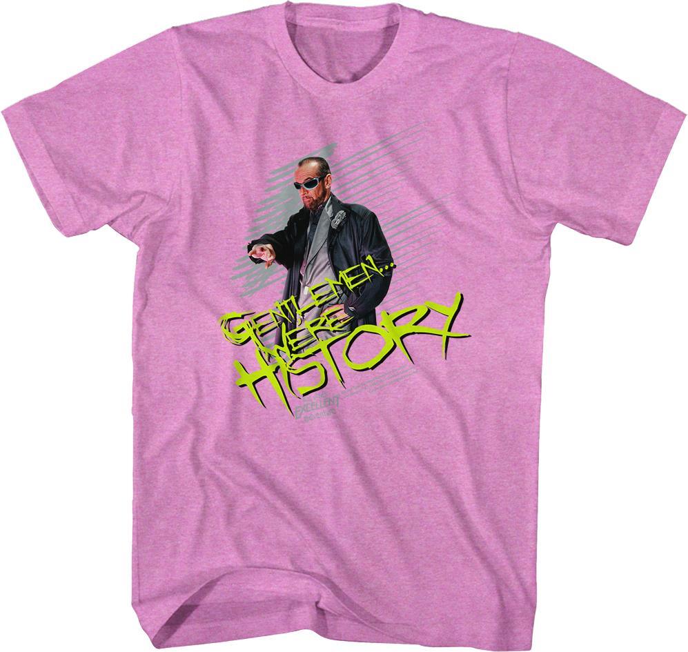 Rufus We’re History Bill And Ted’s Excellent Adventure T-shirt