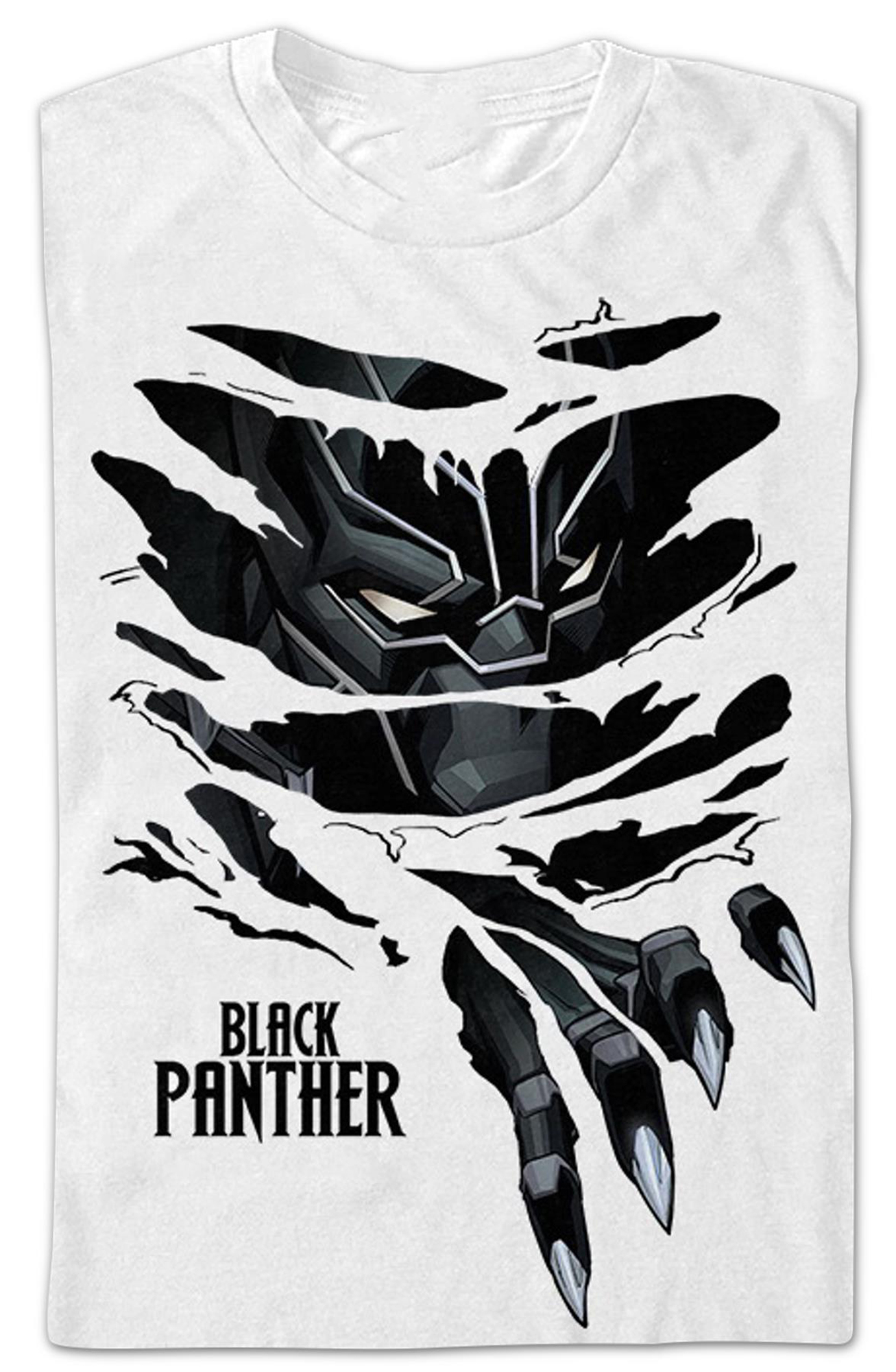 Ripped Black Panther T-shirt