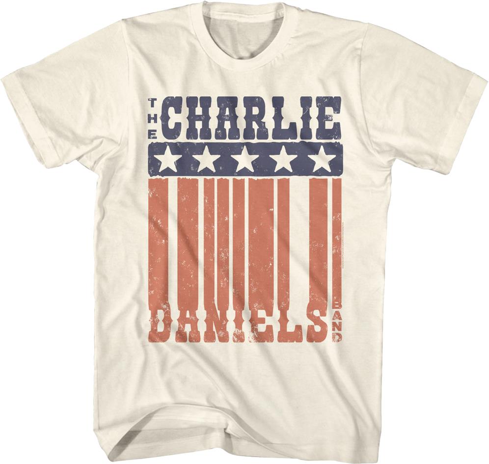 Vintage Stars And Stripes Charlie Daniels Band T-shirt