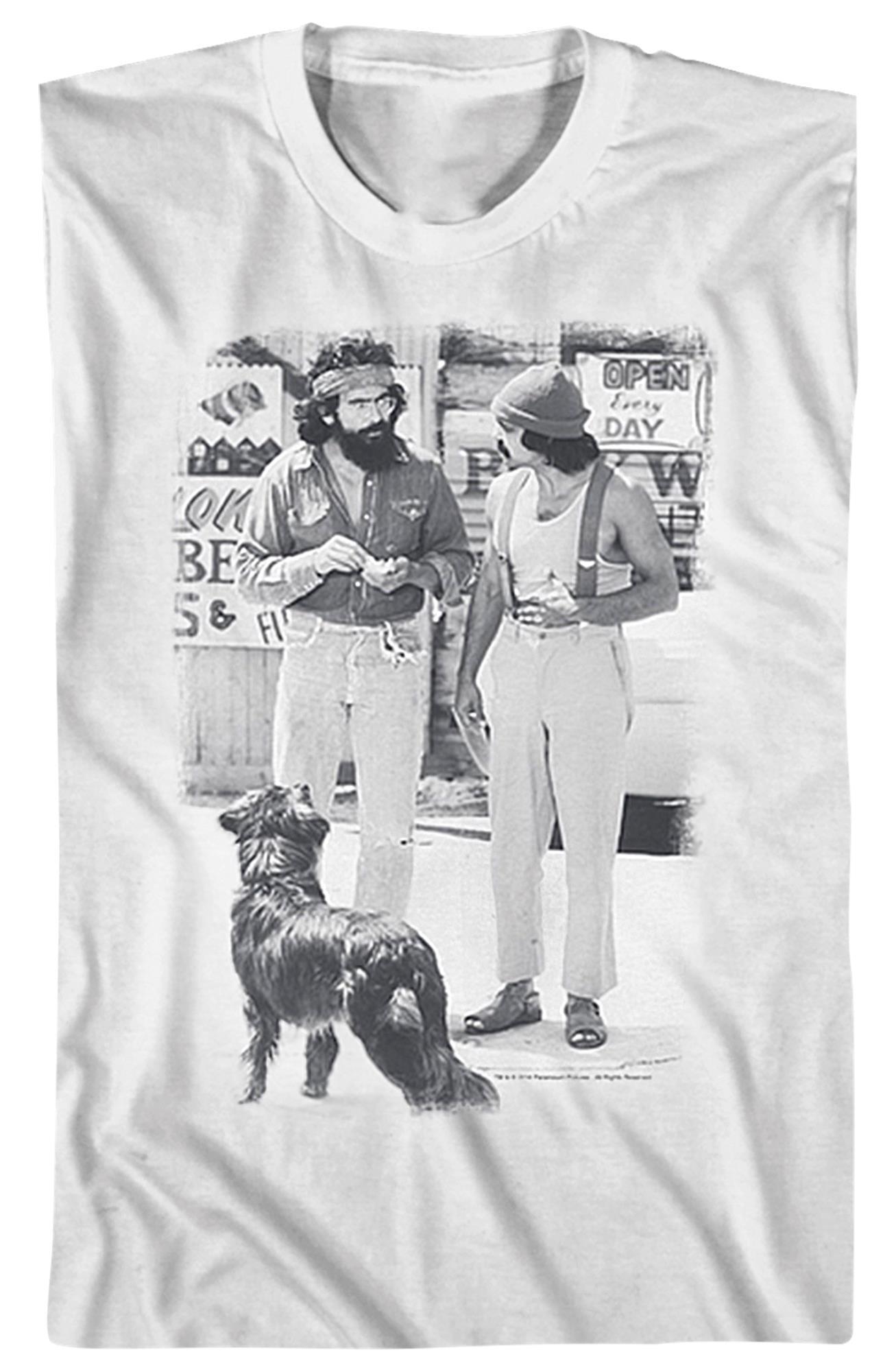 Black And White Up In Smoke Cheech And Chong T-shirt