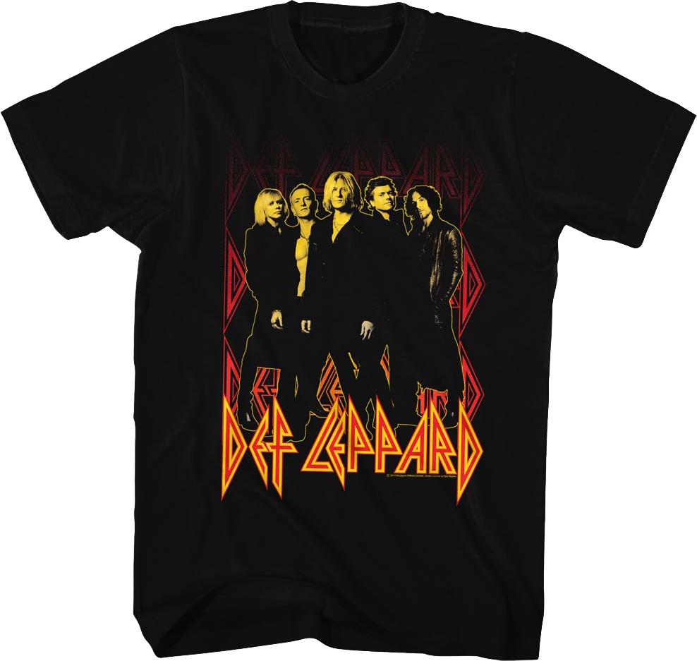Burning Logo Def Leppard T-shirt