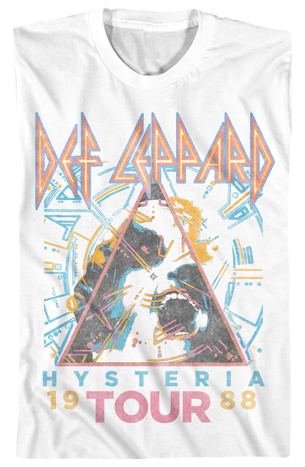 Distressed Hysteria Tour Def Leppard T-shirt