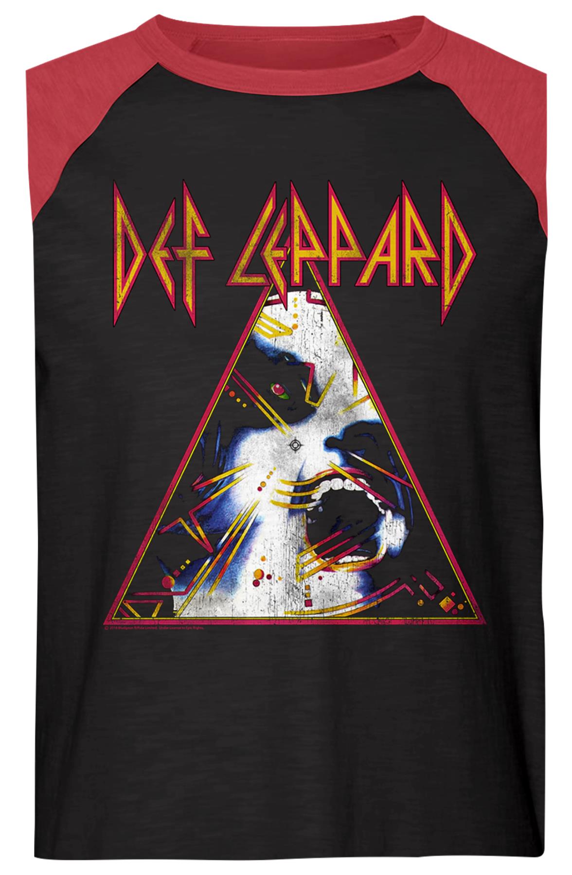 Hysteria Def Leppard Raglan Baseball Shirt