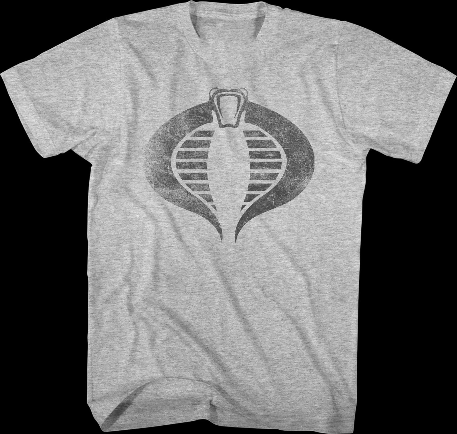 Distressed Cobra Logo Gi Joe T-shirt