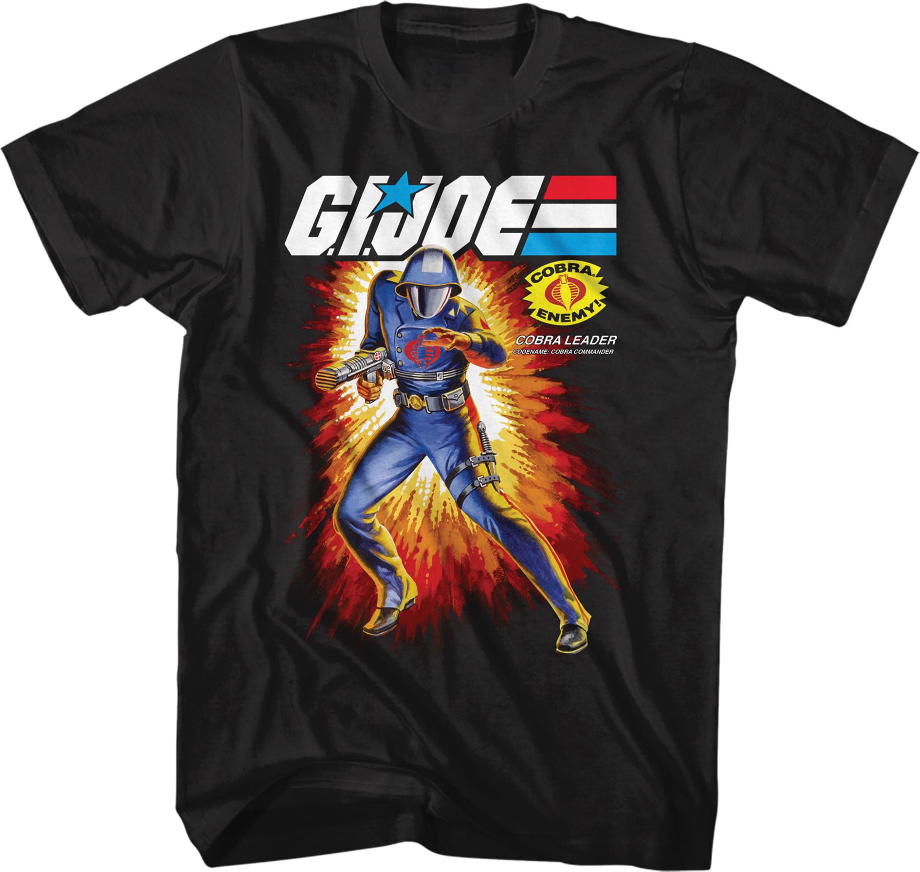 Box Art Cobra Commander Gi Joe T-shirt