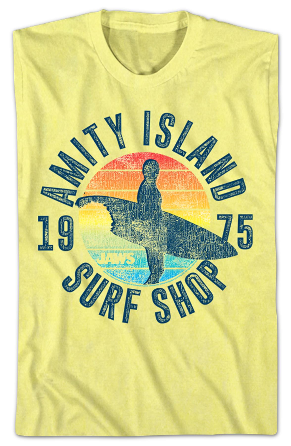 Amity Island Surf Shop Jaws T-shirt