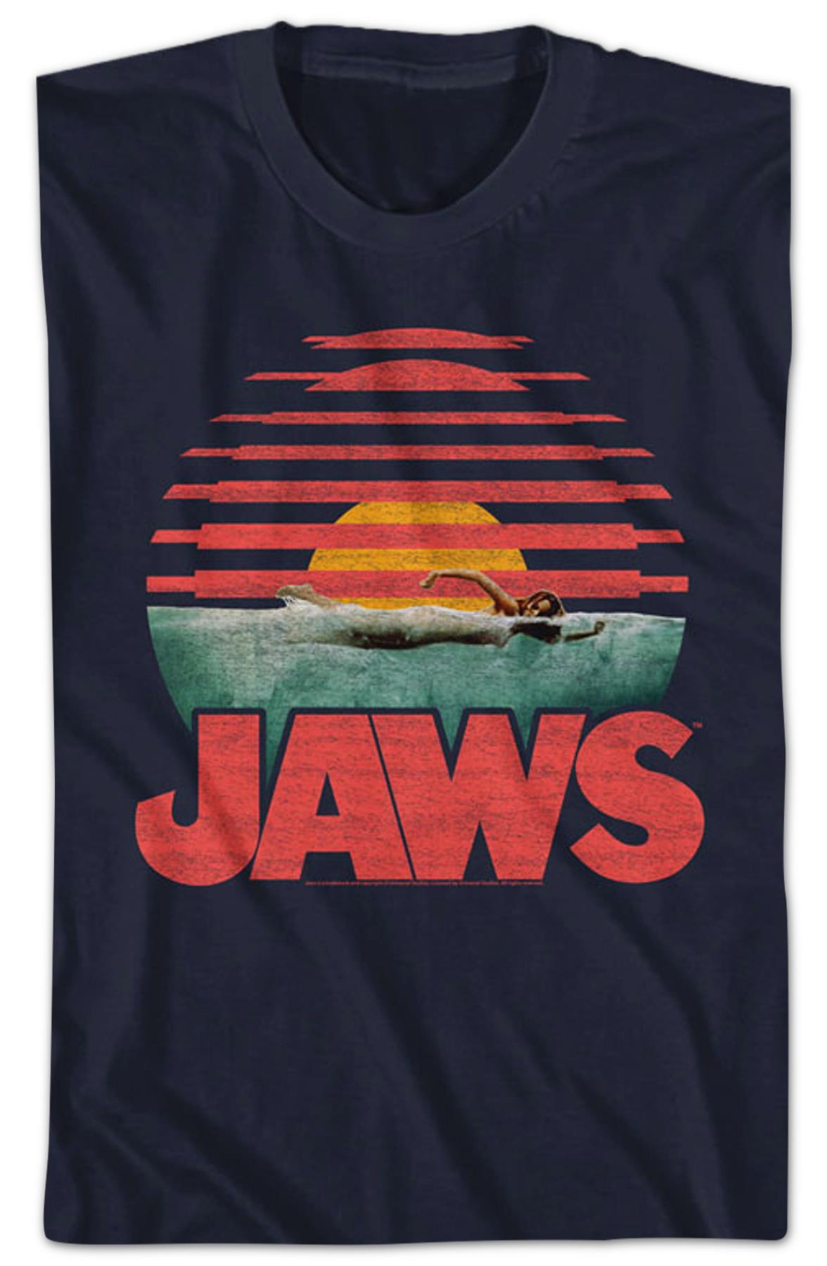 Sunset Blinds Jaws T-shirt
