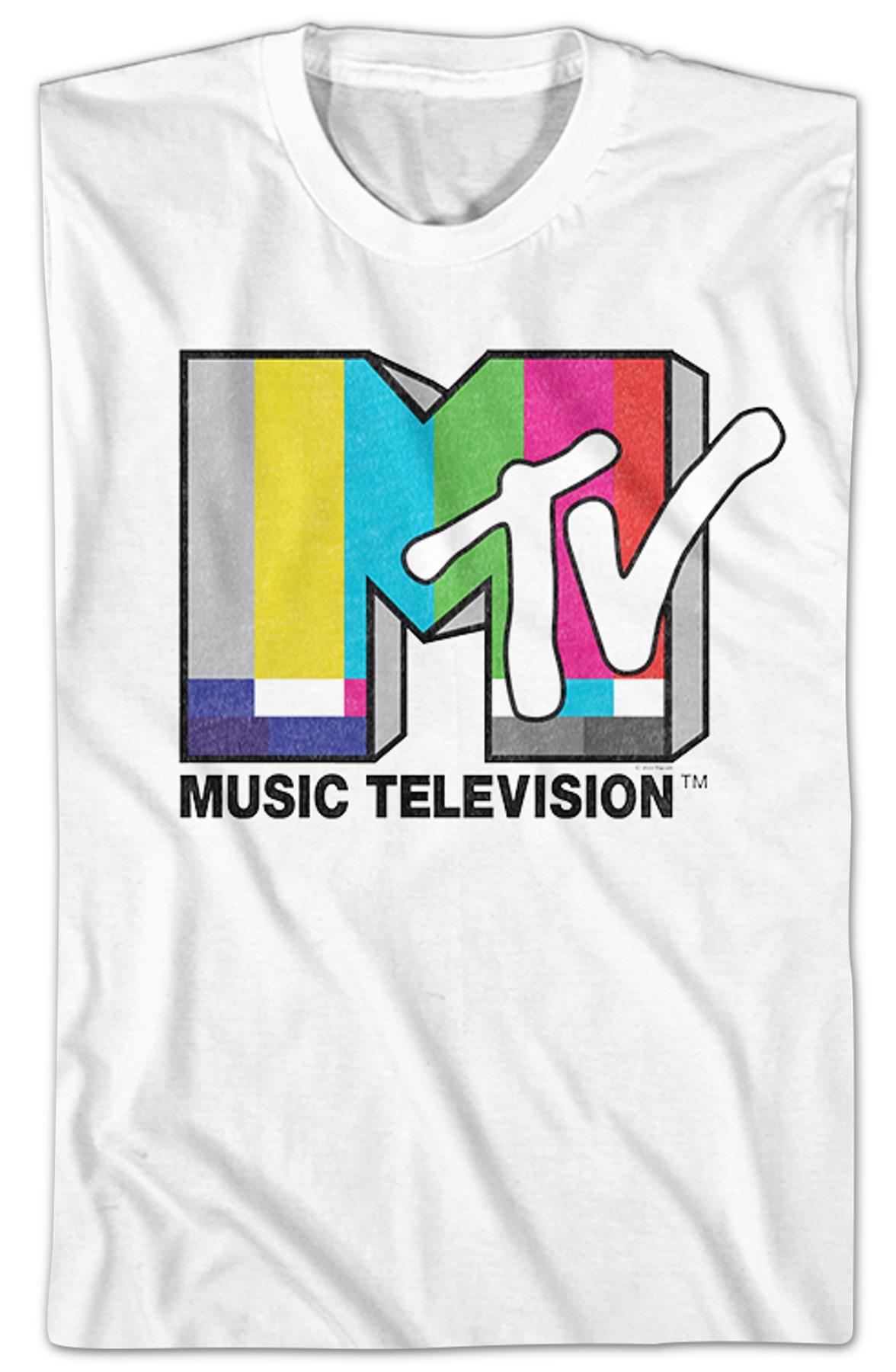 Test Pattern Logo Mtv Shirt