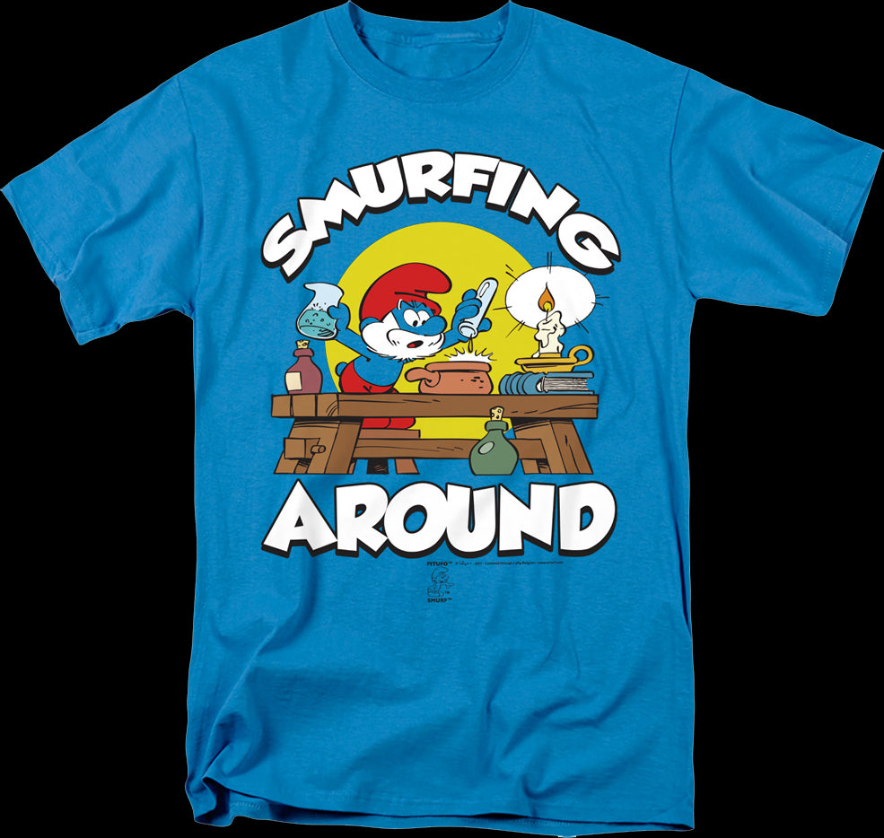 Smurfing Around Smurfs T-shirt