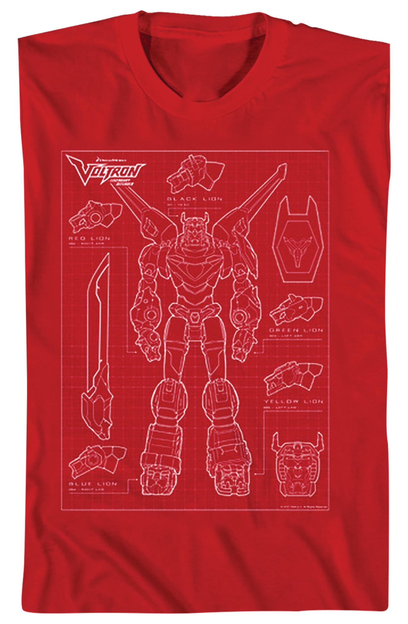 Voltron Schematic T-shirt