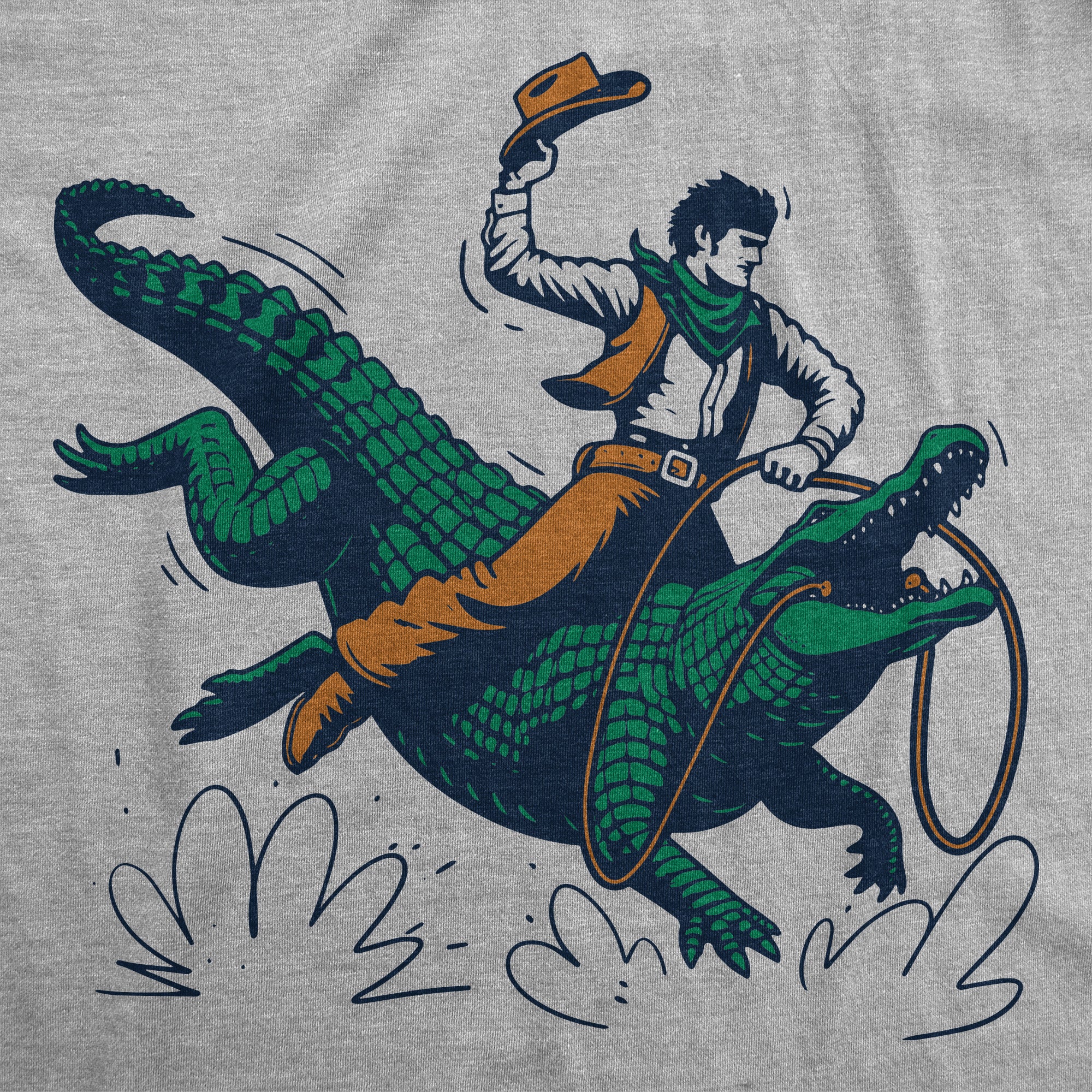 Cowboy Gator Ride Men T-shirt