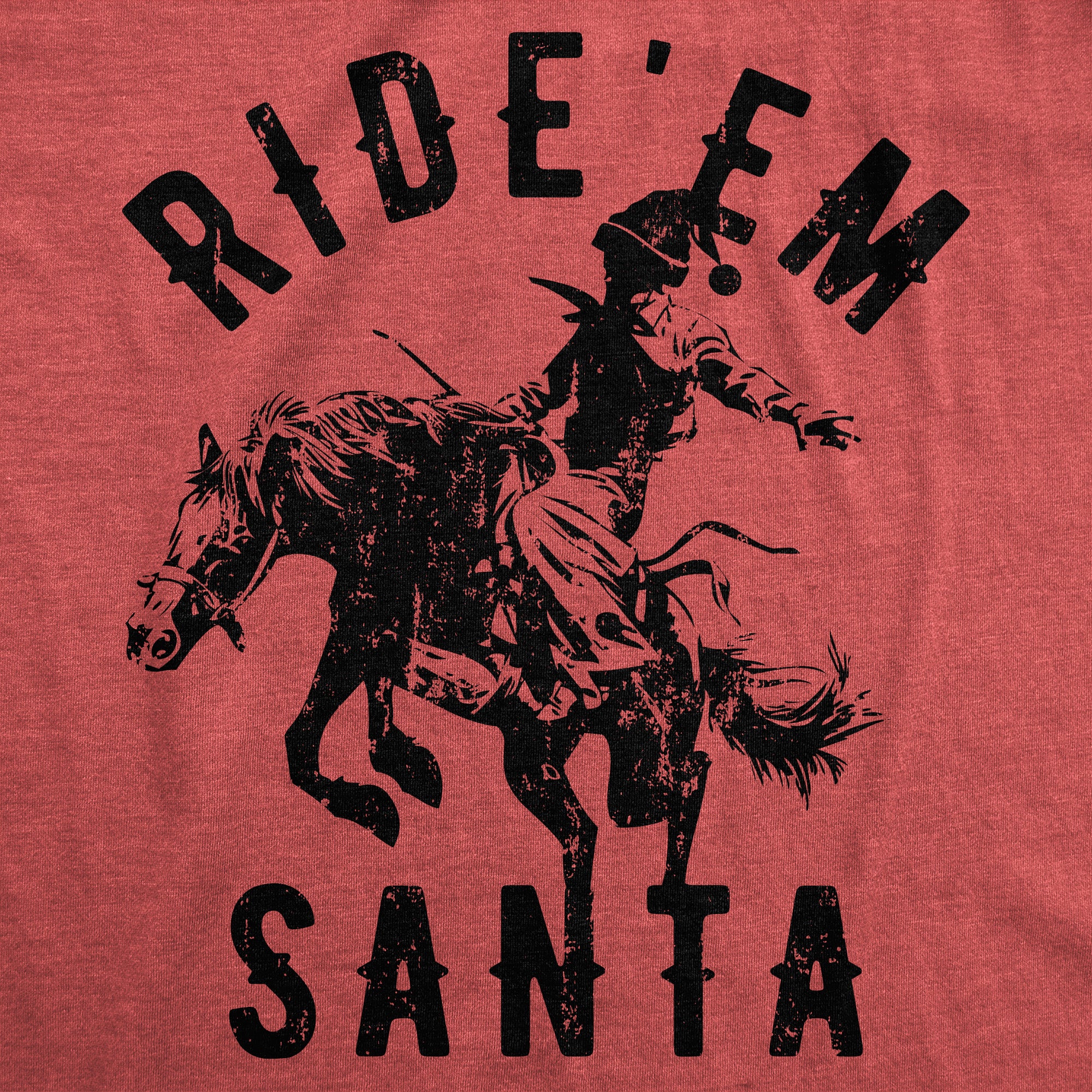 Ride Em Santa Men T-shirt