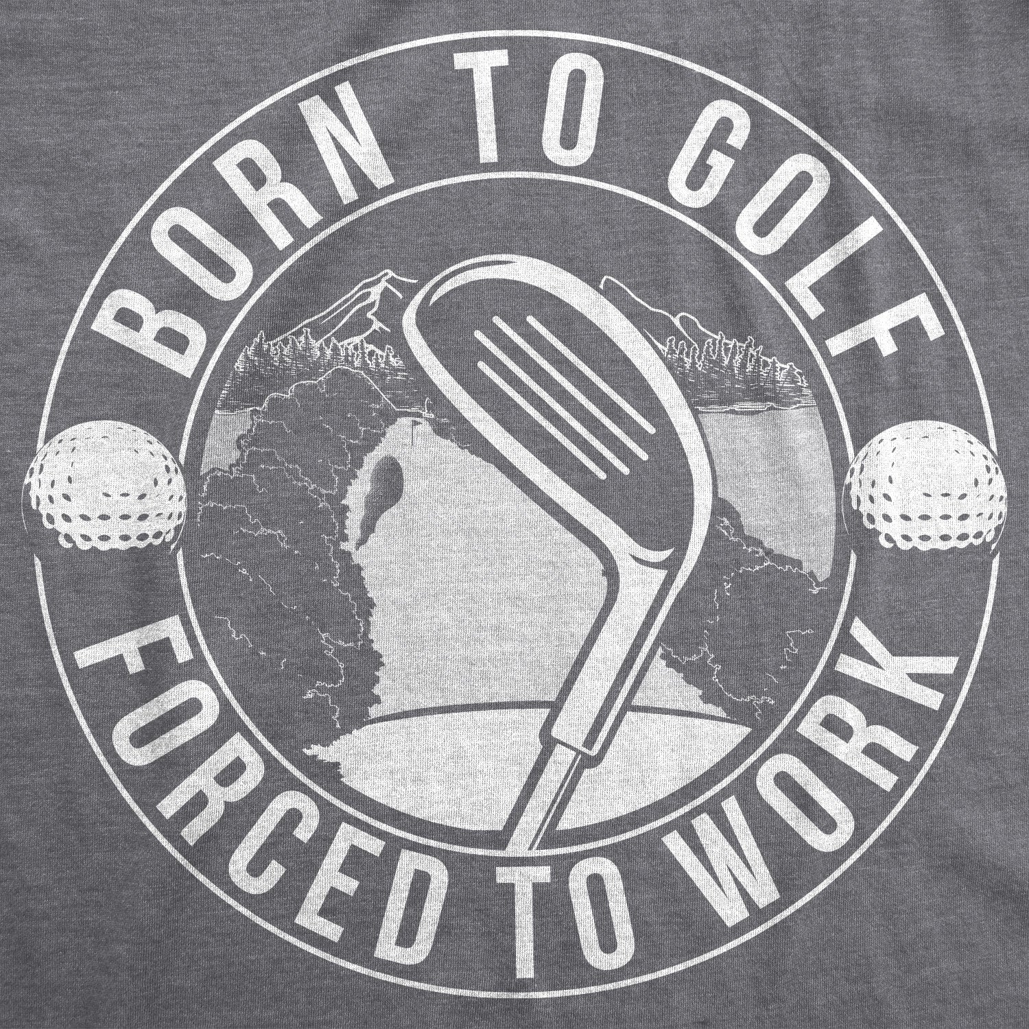 Born To Golf Men T-shirt