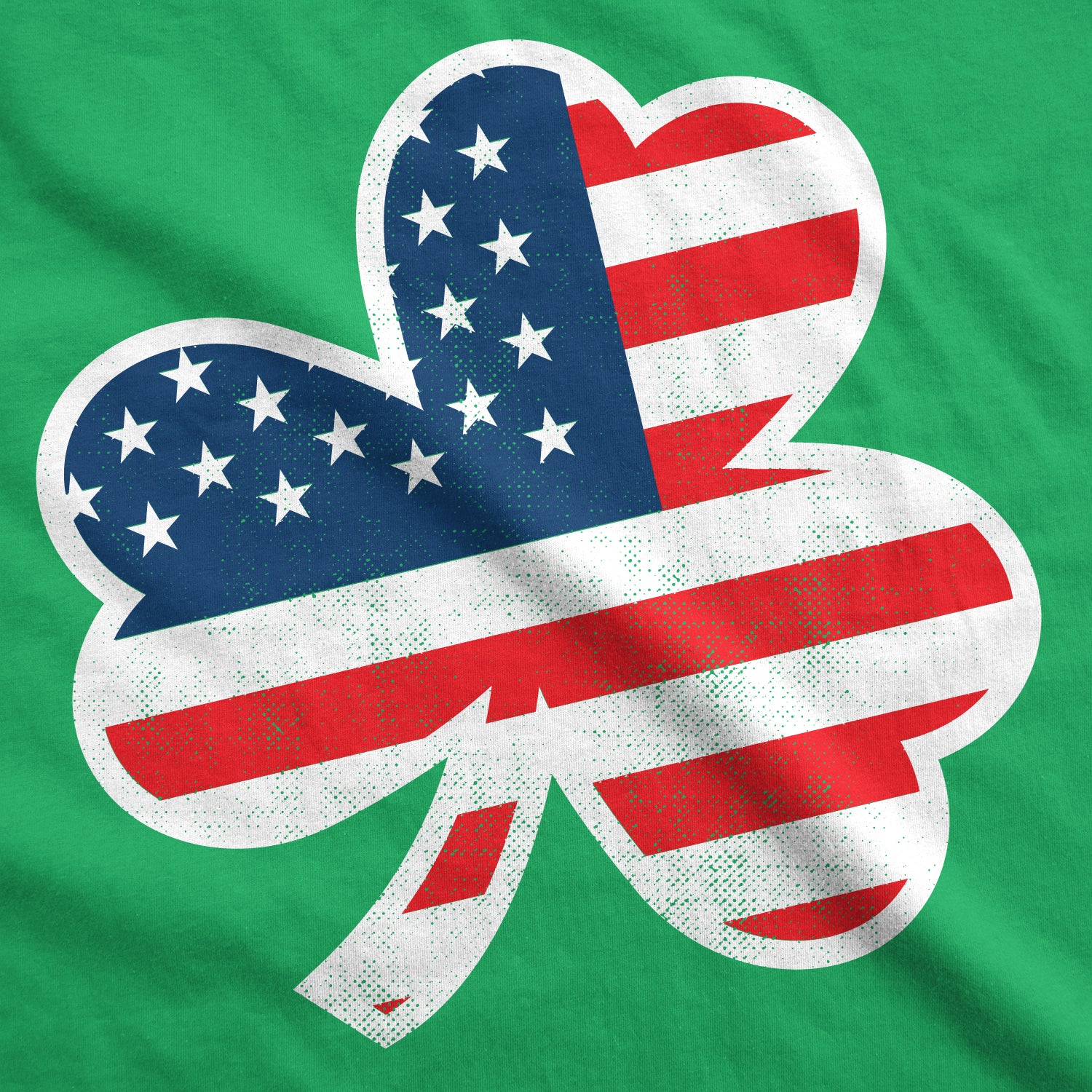 American Flag Shamrock Men T-shirt