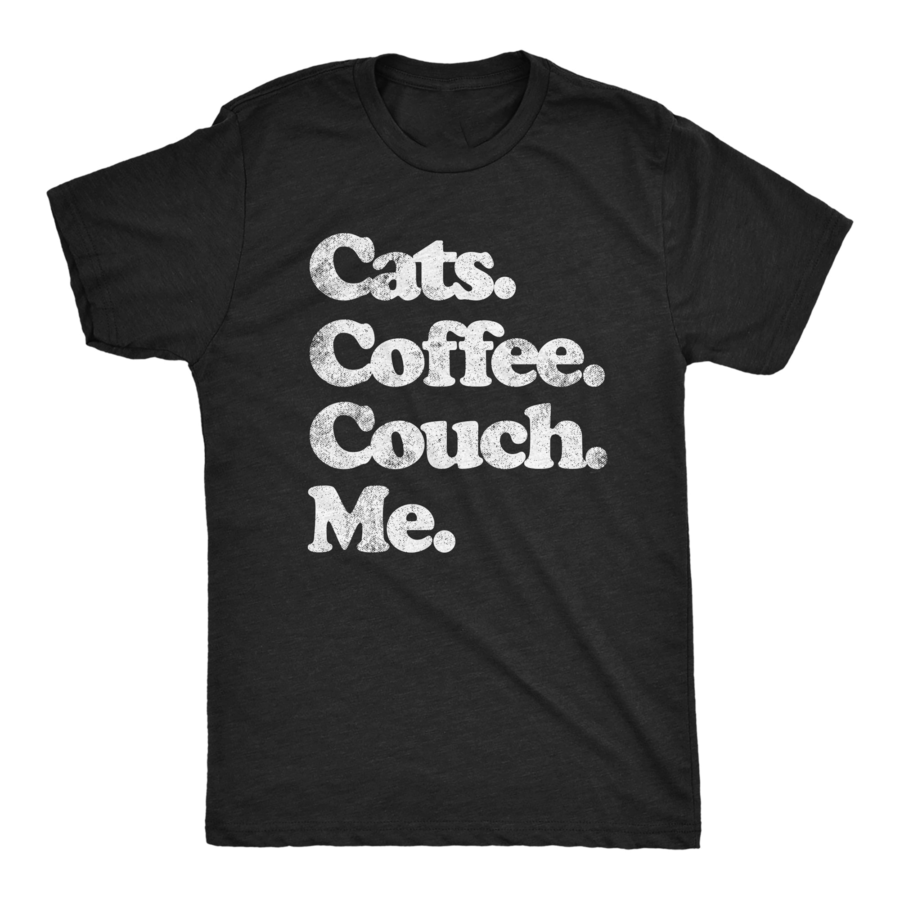 Cats Coffee Couch Me Men T-shirt