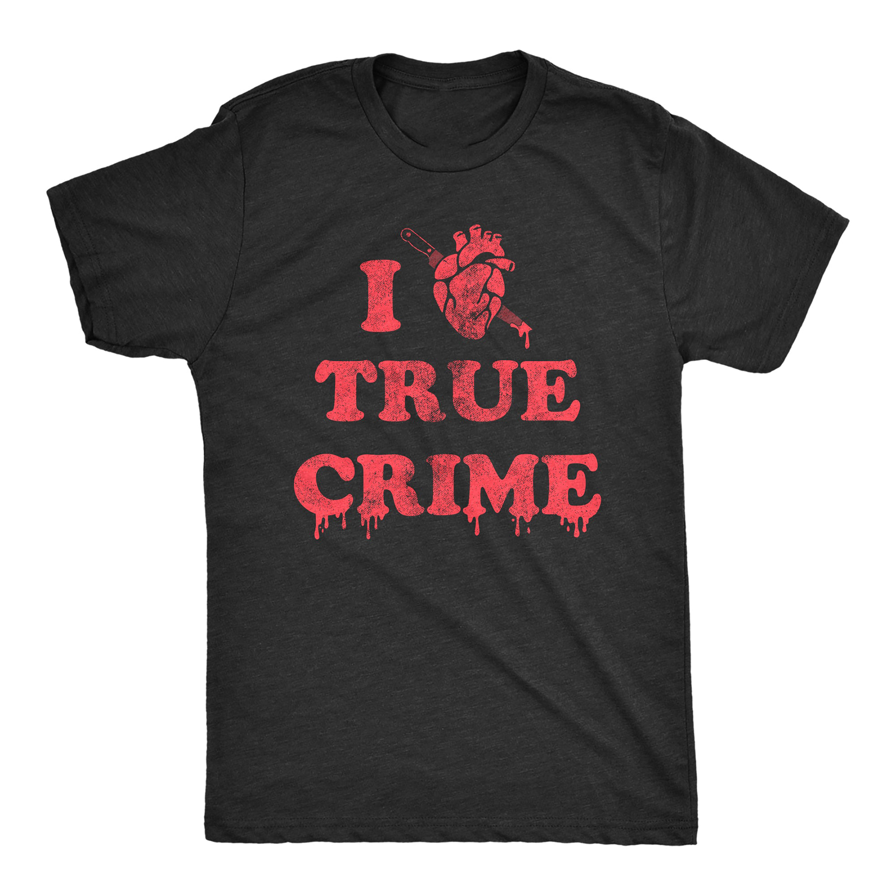 I Heart True Crime Men T-shirt