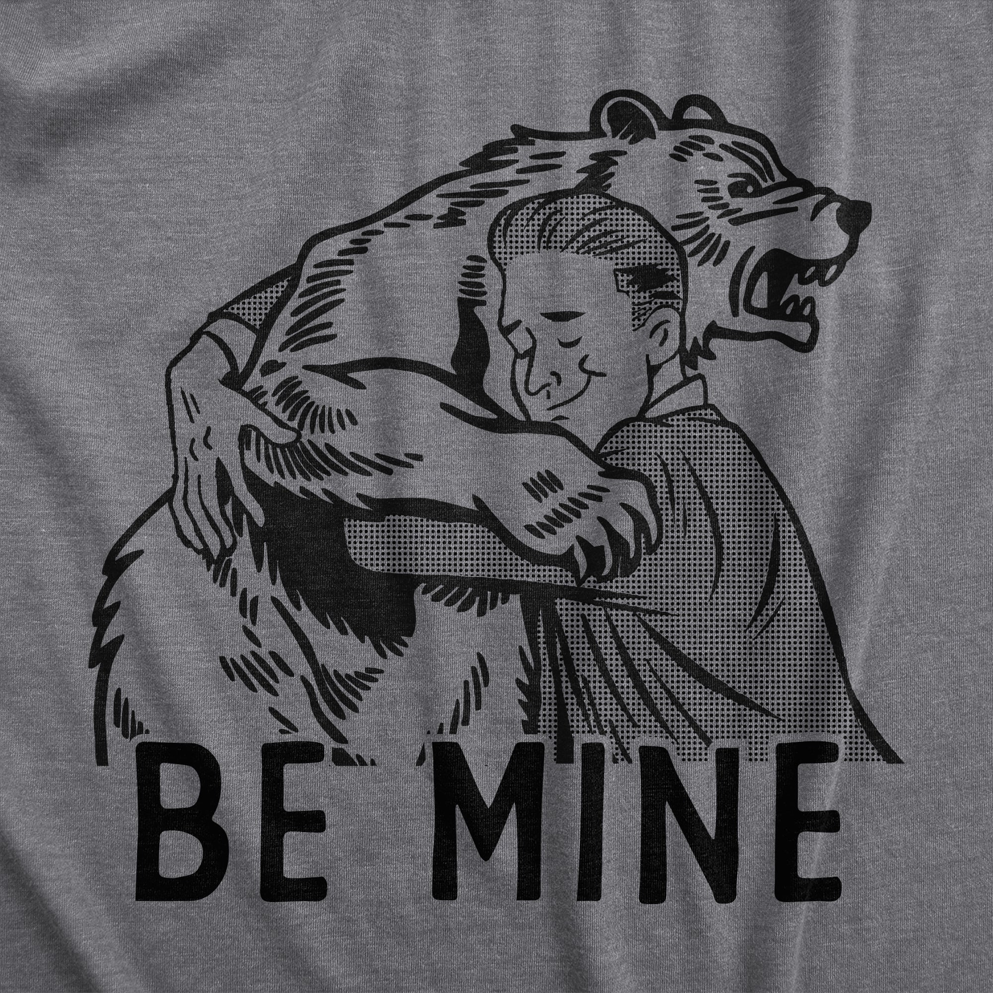 Be Mine Bear Men T-shirt