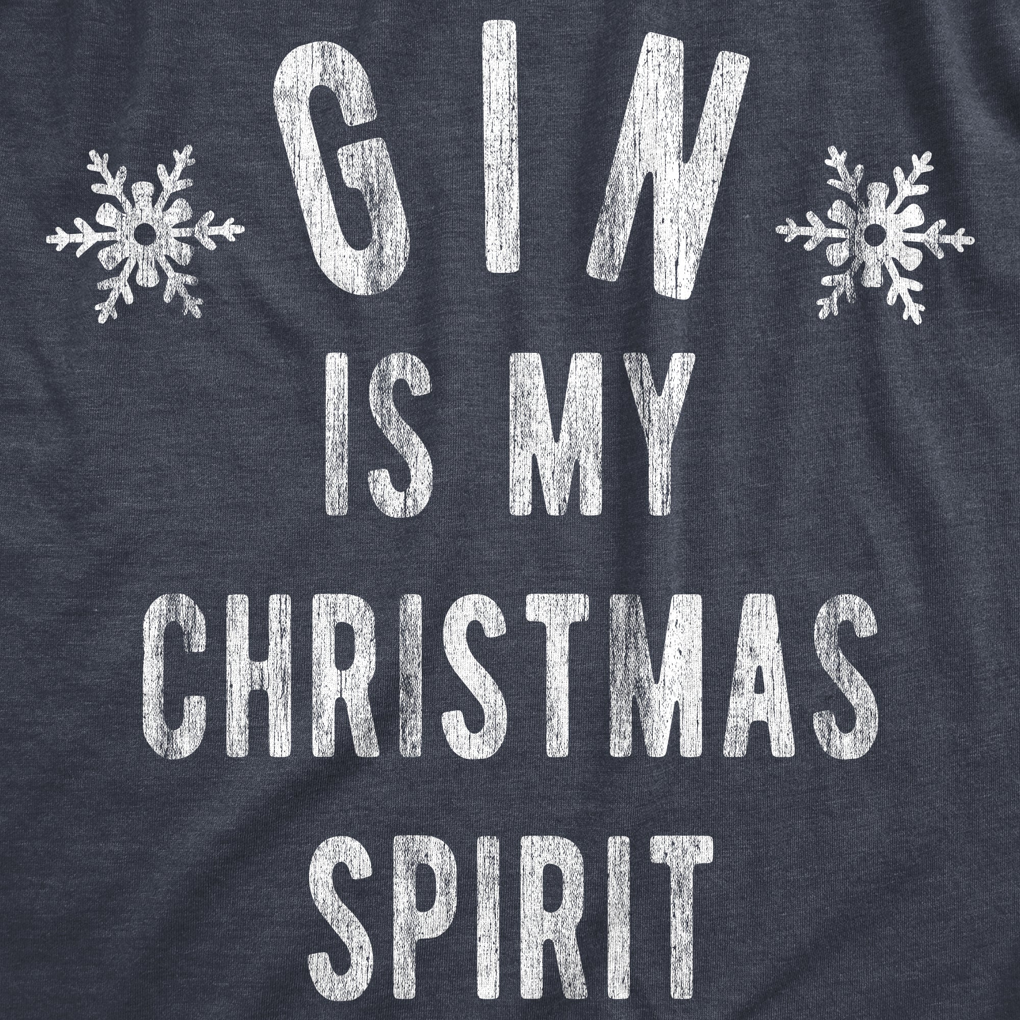 Gin Is My Christmas Spirit Men T-shirt