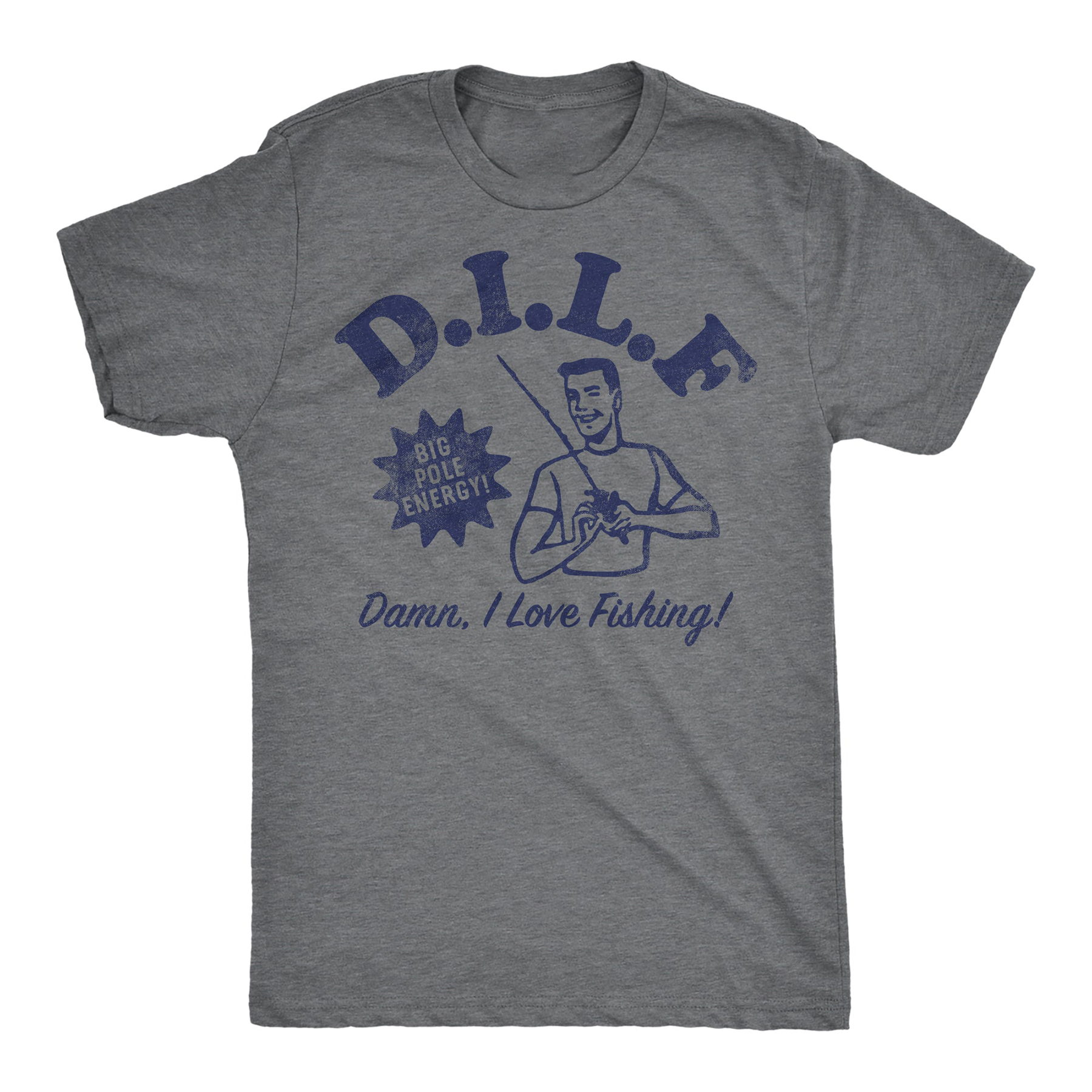 Dilf Damn I Love Fishing Men T-shirt