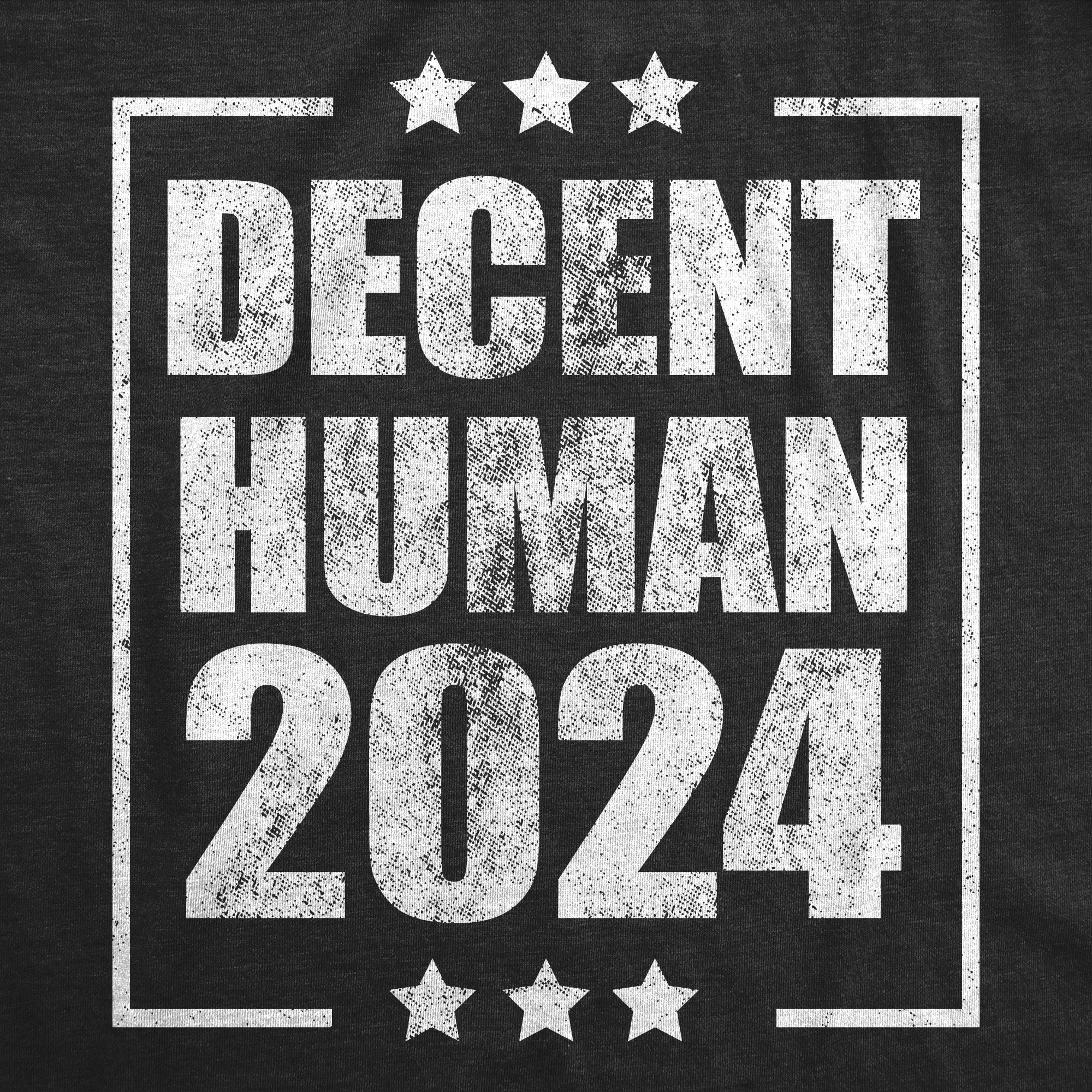 Decent Human 2024 Men T-shirt