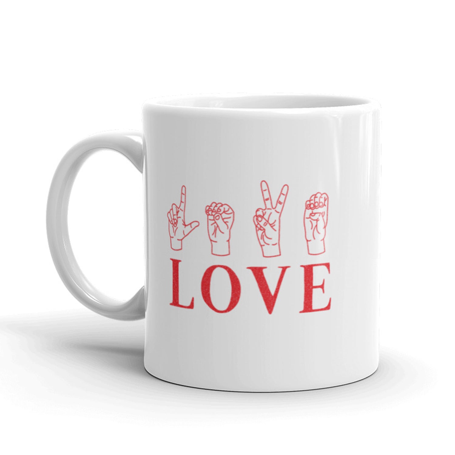 Love Sign Language Mug