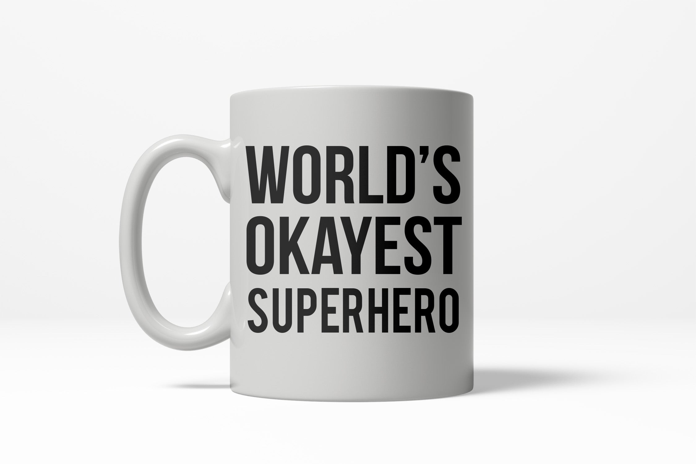 World’s Okayest Superhero Mug