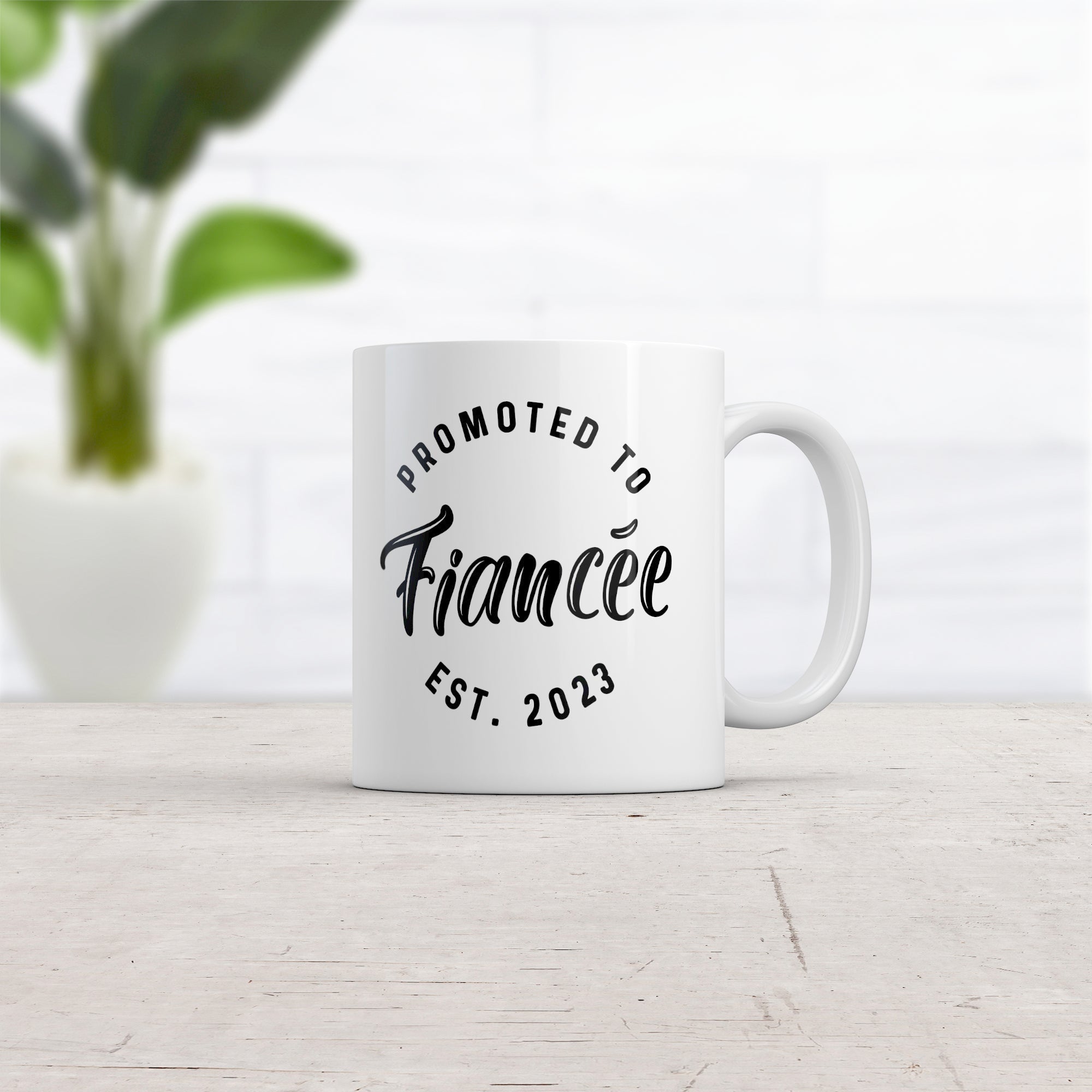 Promoted To Fiancee 2023 Mug