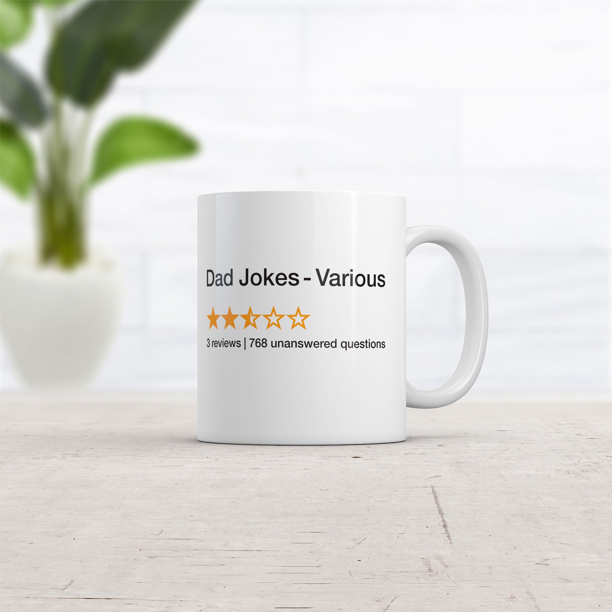 Dad Jokes Review Mug