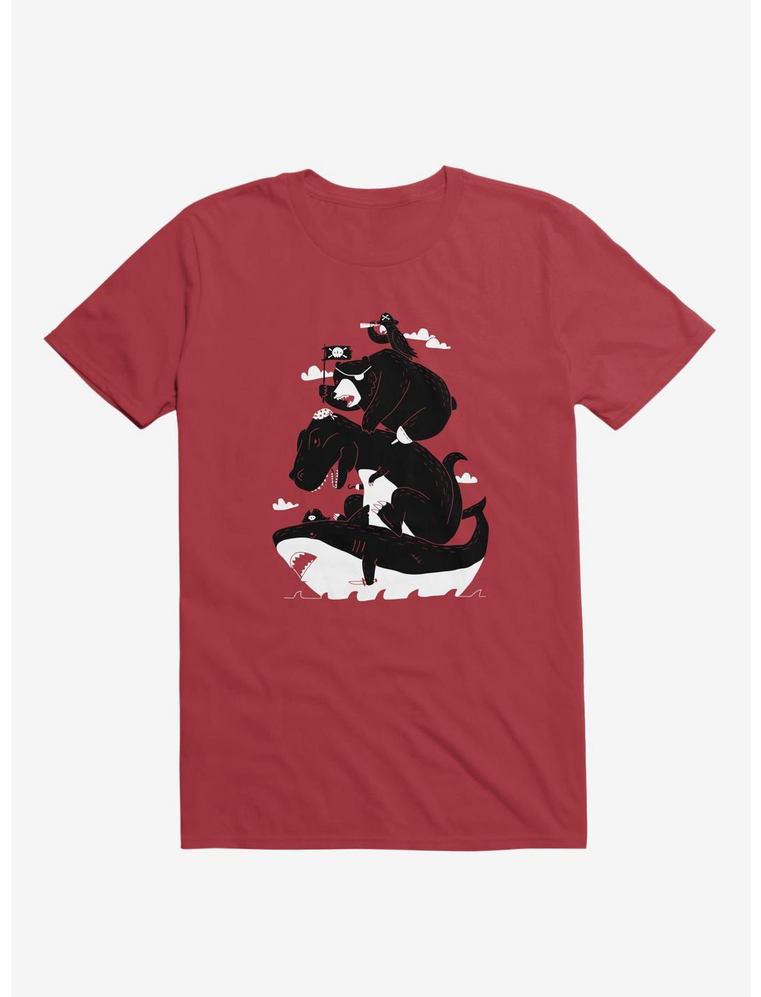 Best Pirates Red Unisex T-shirt