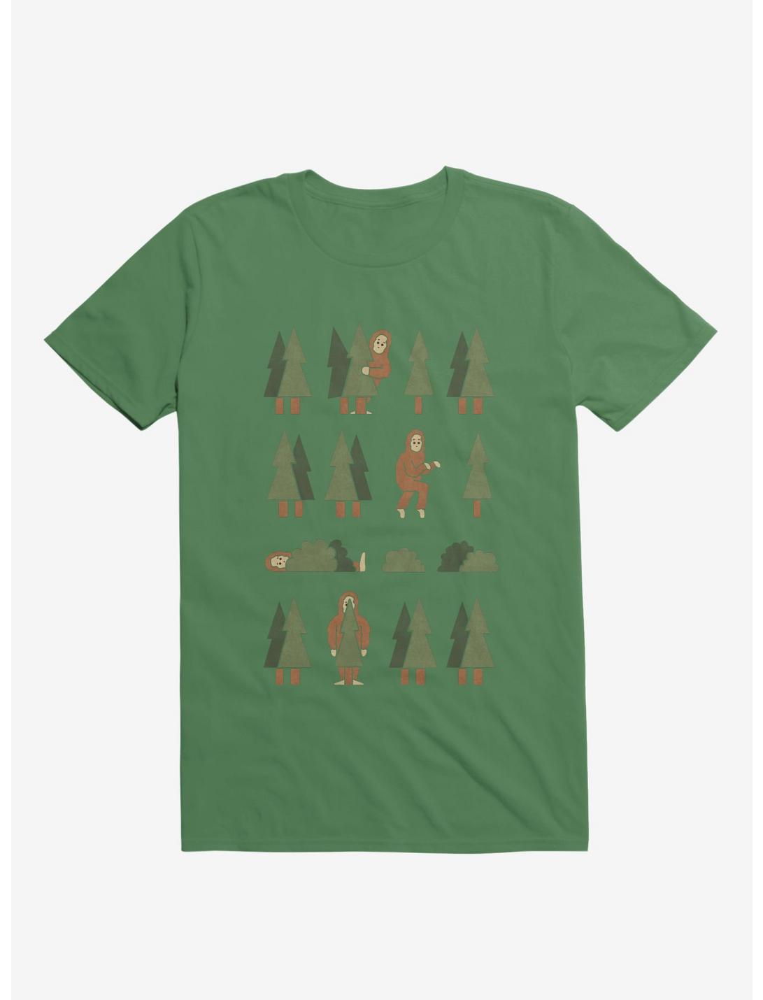 Bigfoot Forest Irish Green Unisex T-shirt
