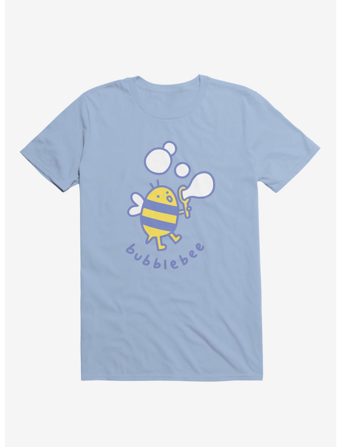 Bumblebee Bubbles Light Blue Unisex T-shirt