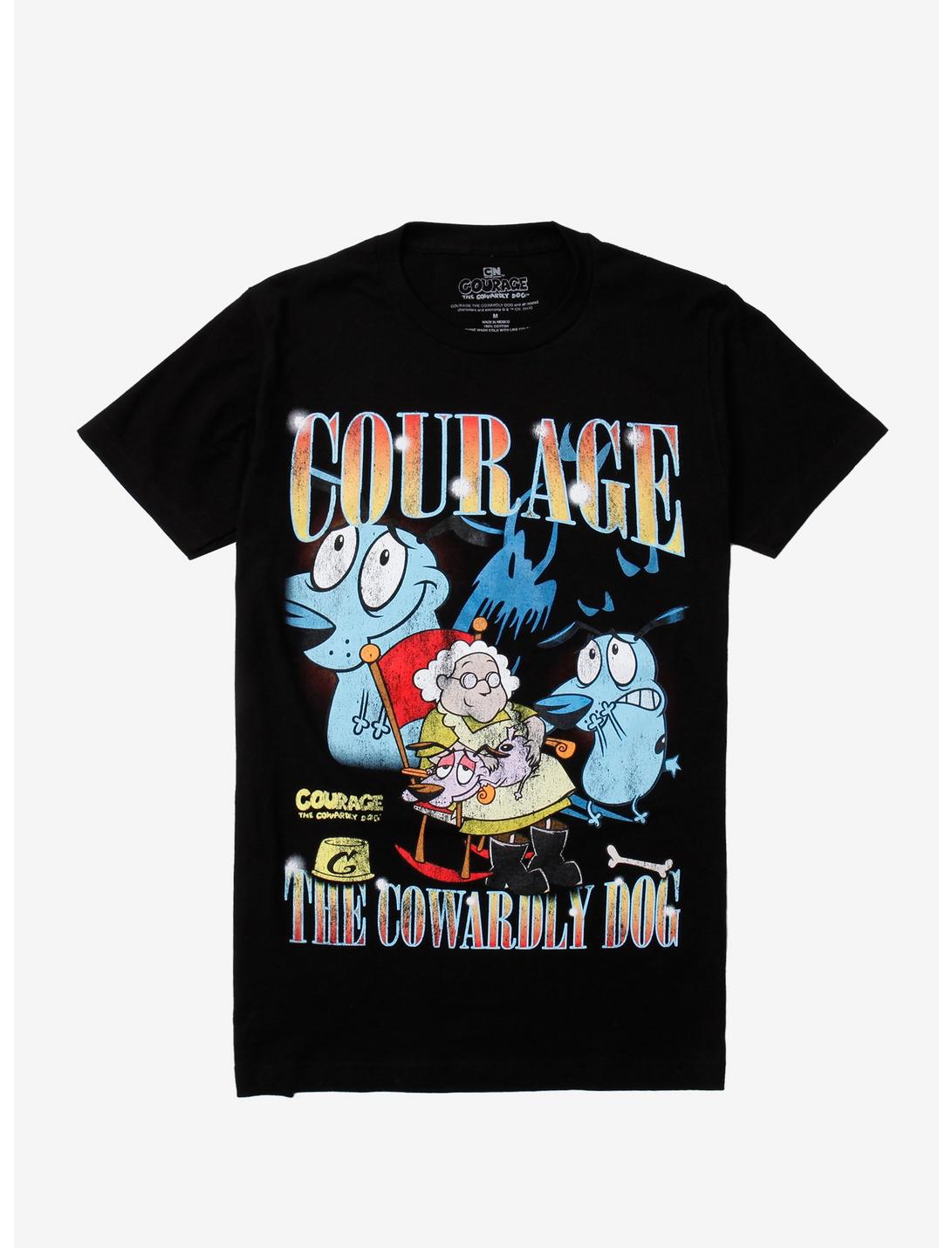 Courage The Cowardly Dog Muriel Collage Unisex T-shirt