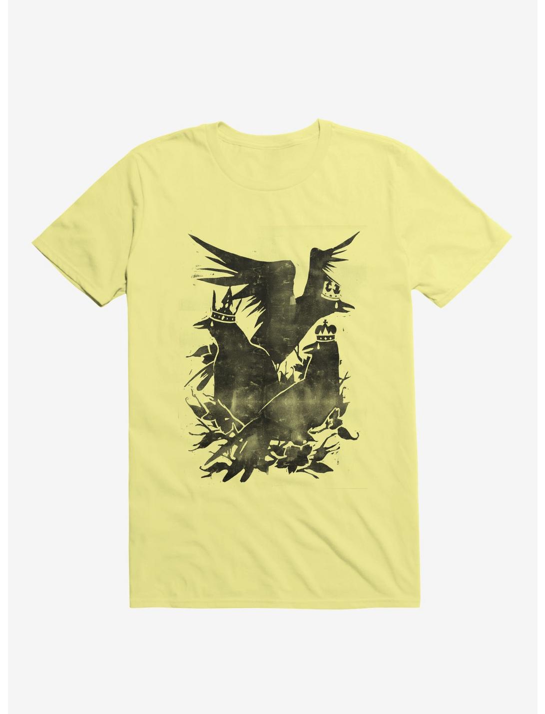 Crowned Crows Corn Silk Yellow Unisex T-shirt