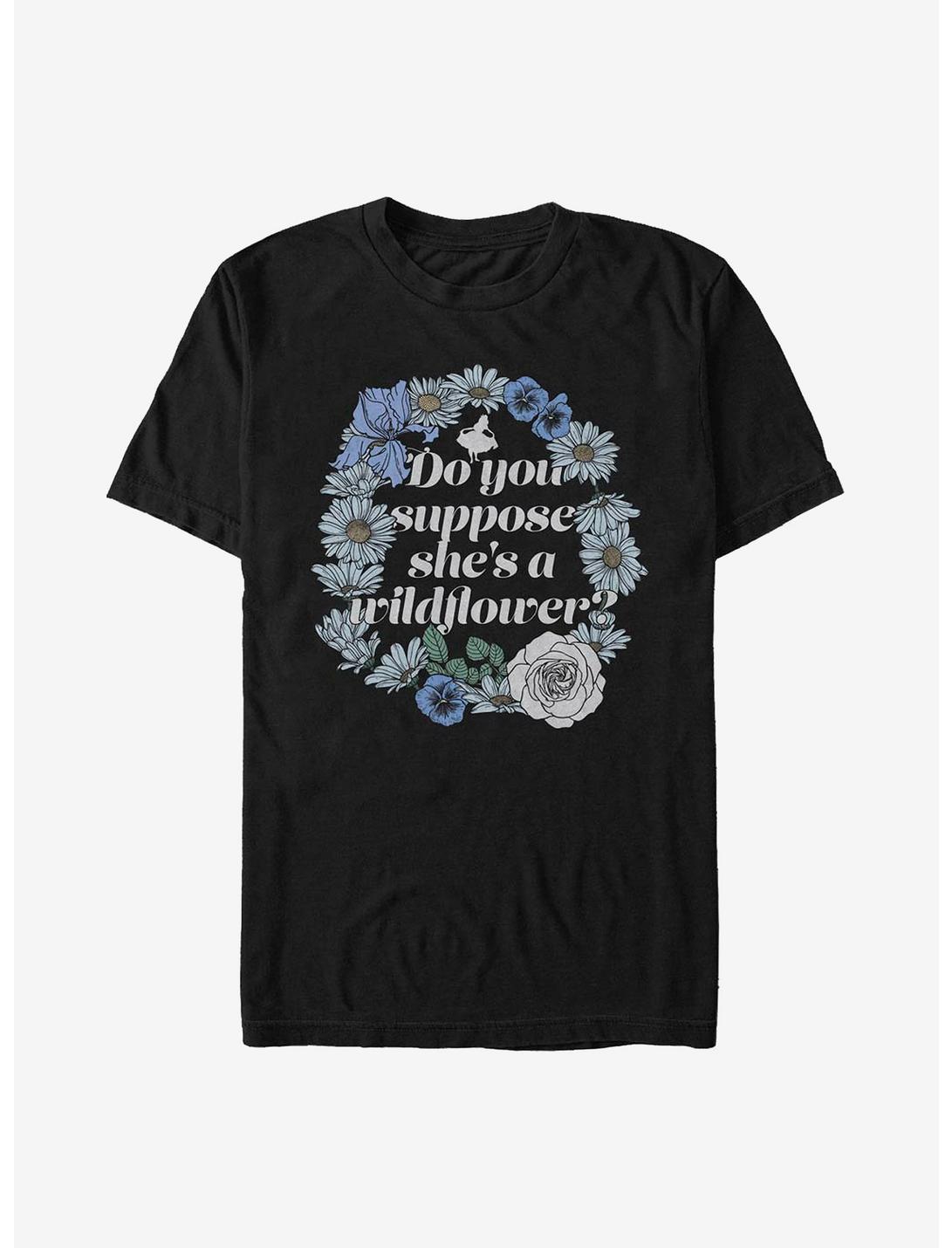 Disney Alice In Wonderland Wildflowers Unisex T-shirt