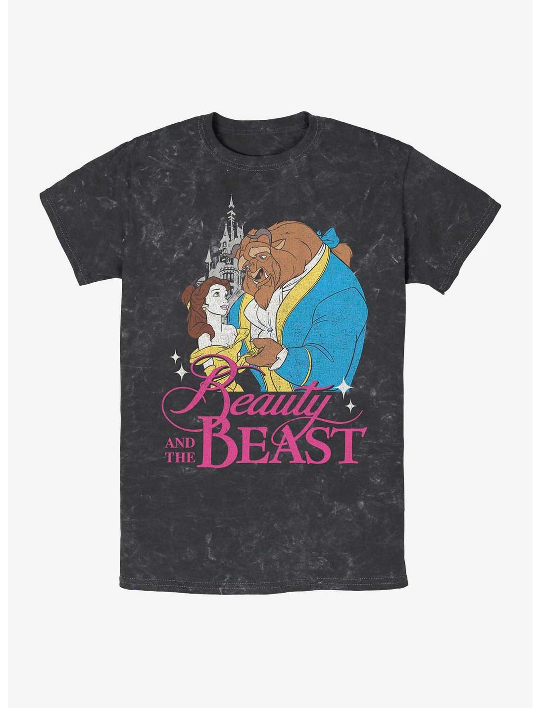 Disney Beauty And The Beast Classic Mineral Wash Unisex T-shirt