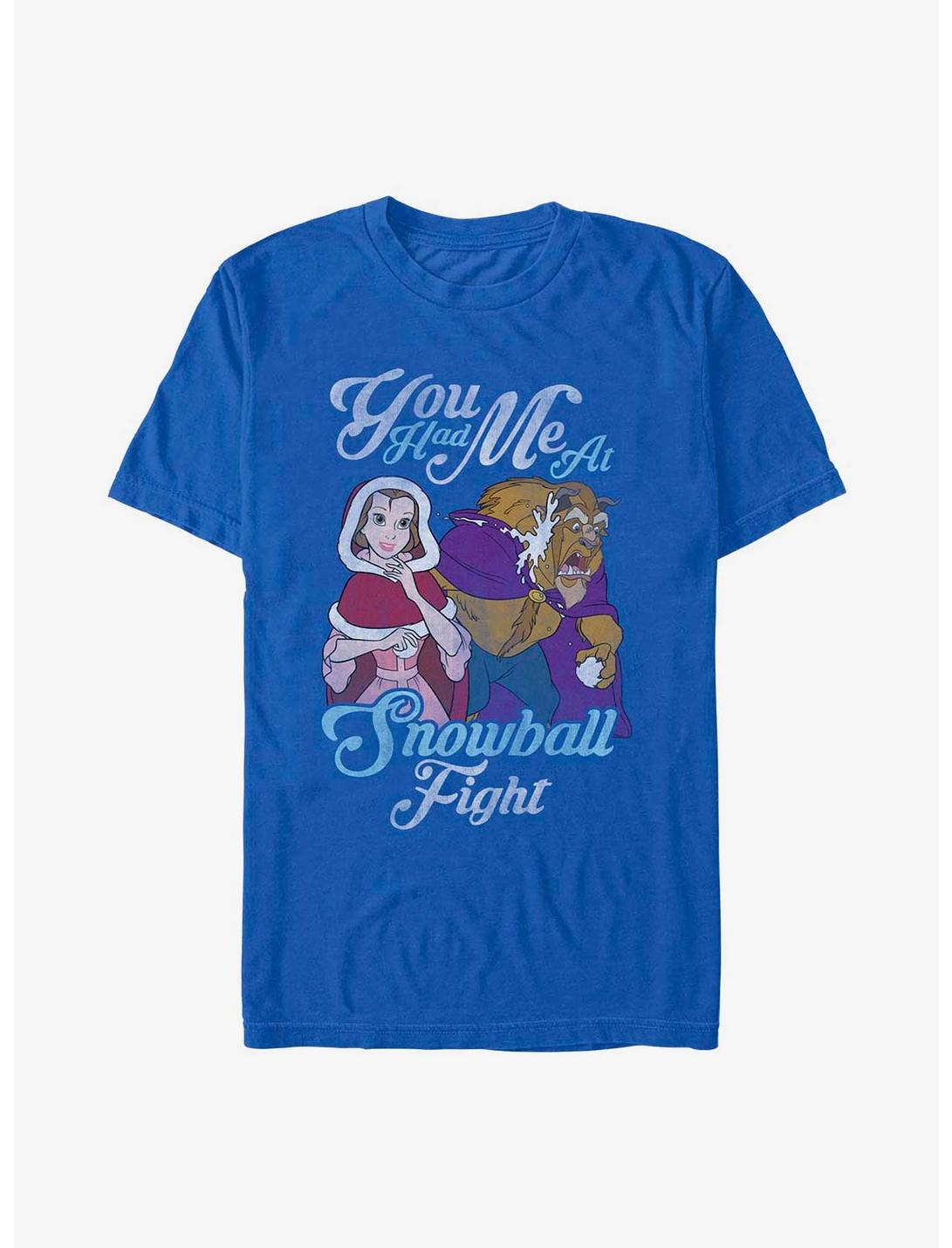 Disney Beauty And The Beast Snowball Fight Unisex T-shirt