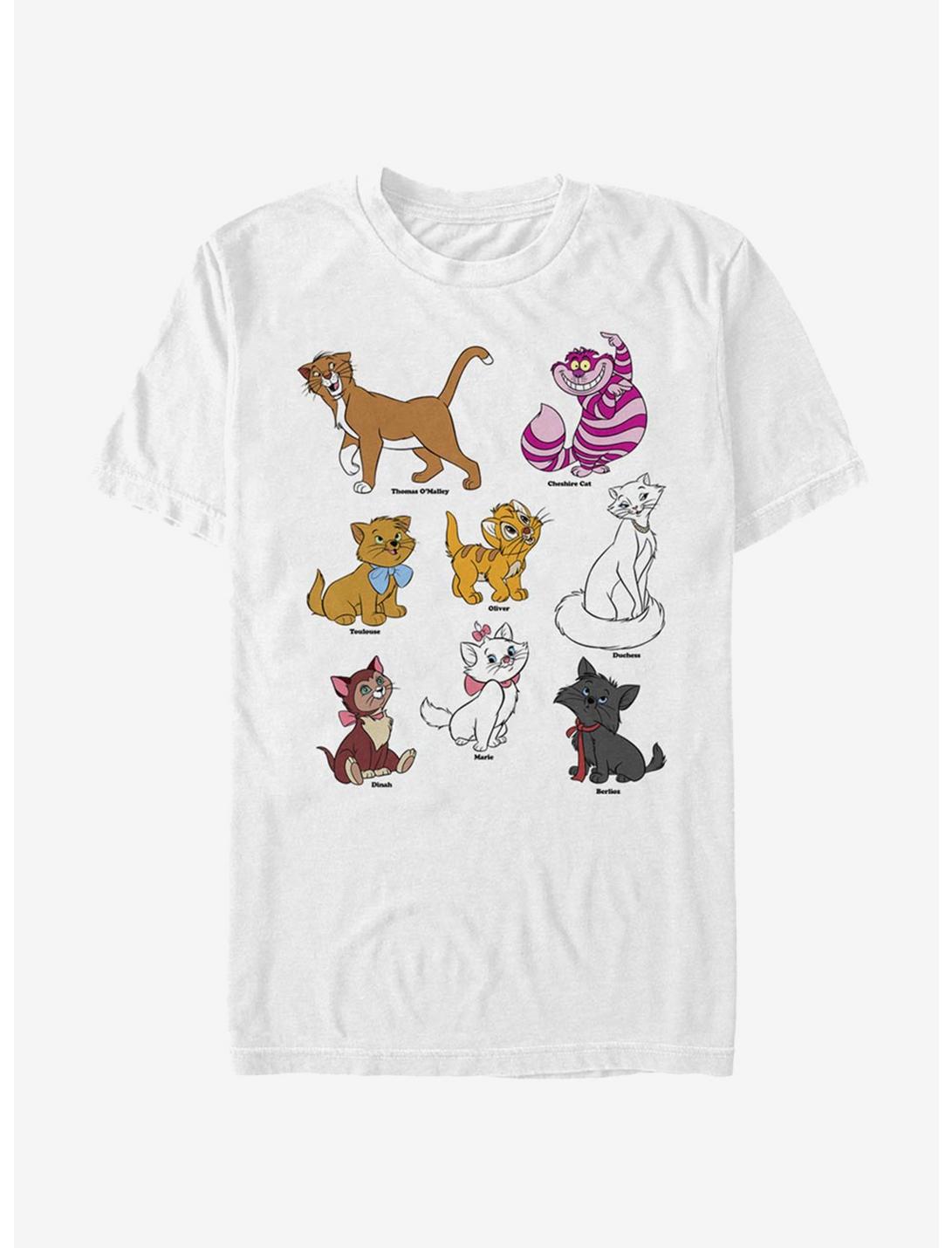 Disney Channel Disney Cats Grid Unisex T-shirt