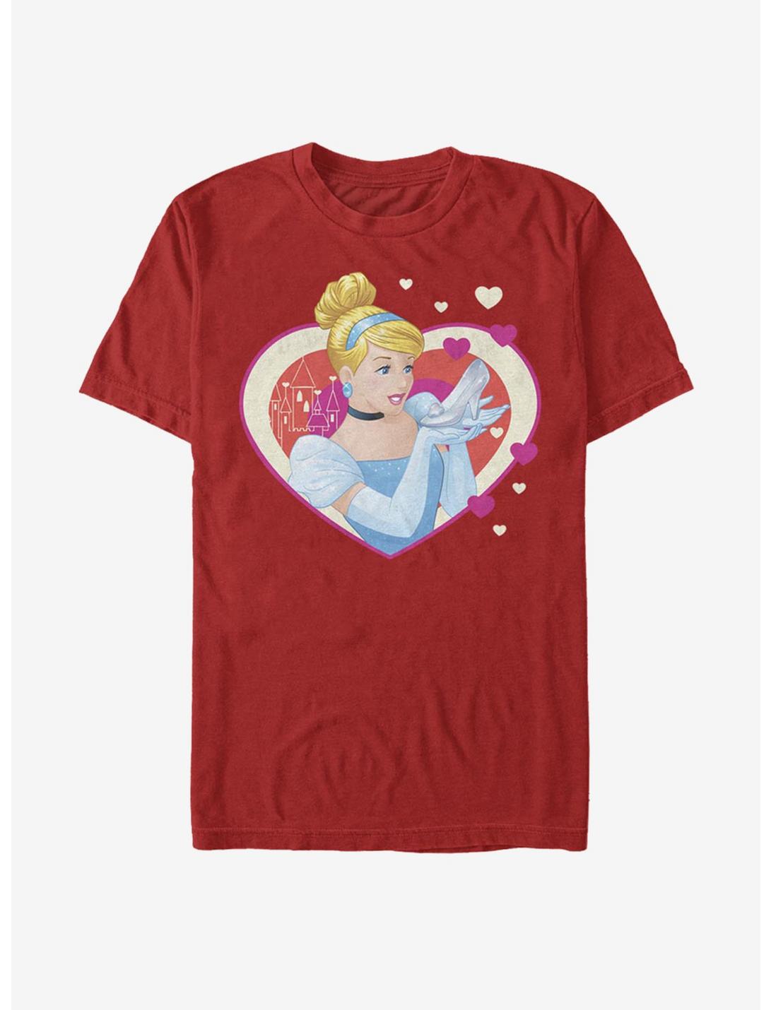 Disney Cinderella Classic Cinderella Hearts Unisex T-shirt
