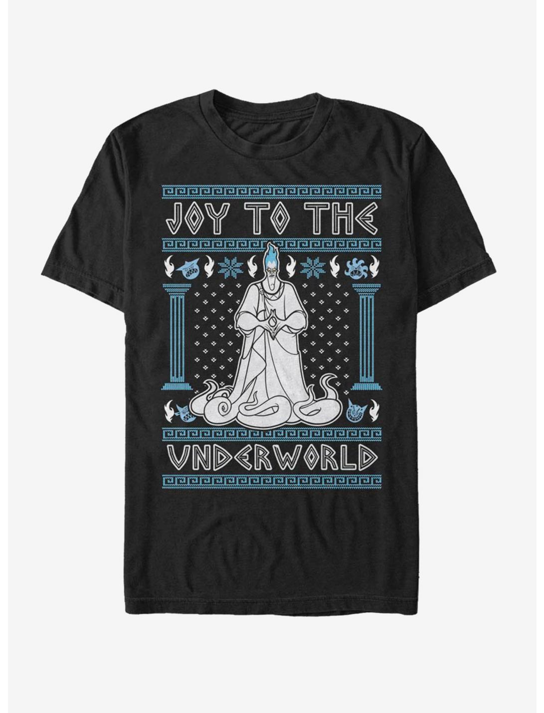 Disney Hercules Hades Joy To The Underworld Ugly Christmas Unisex T-shirt