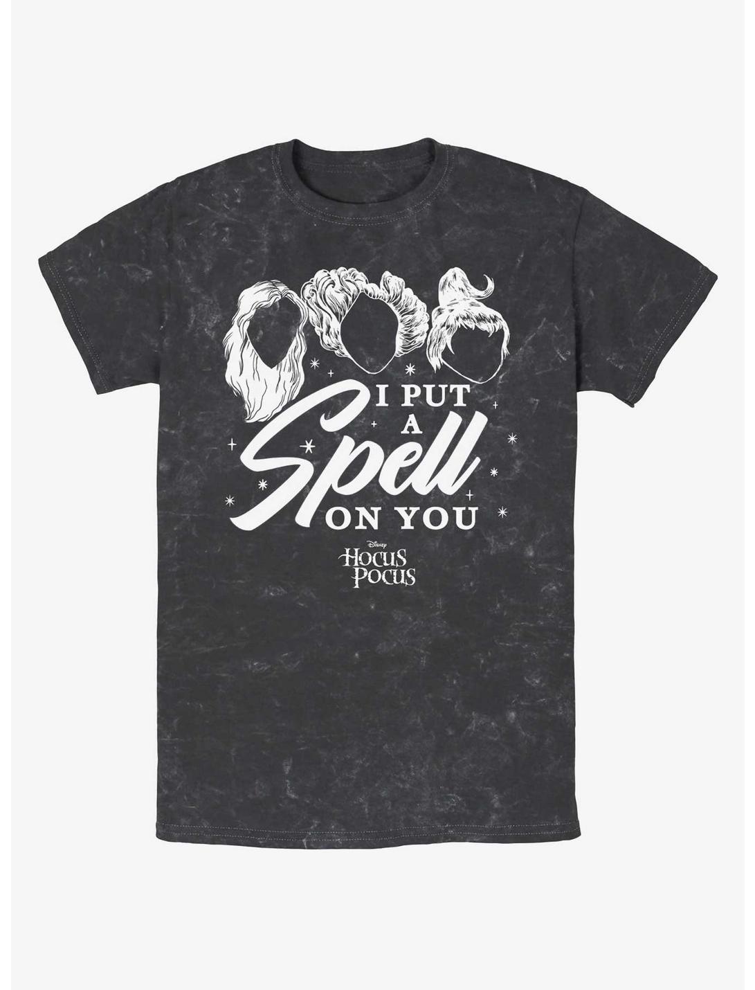 Disney Hocus Pocus Sanderson Sisters I Put A Spell On You Mineral Wash Unisex T-shirt