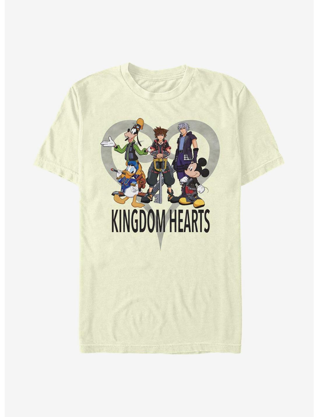 Disney Kingdom Hearts Heart Background Unisex T-shirt