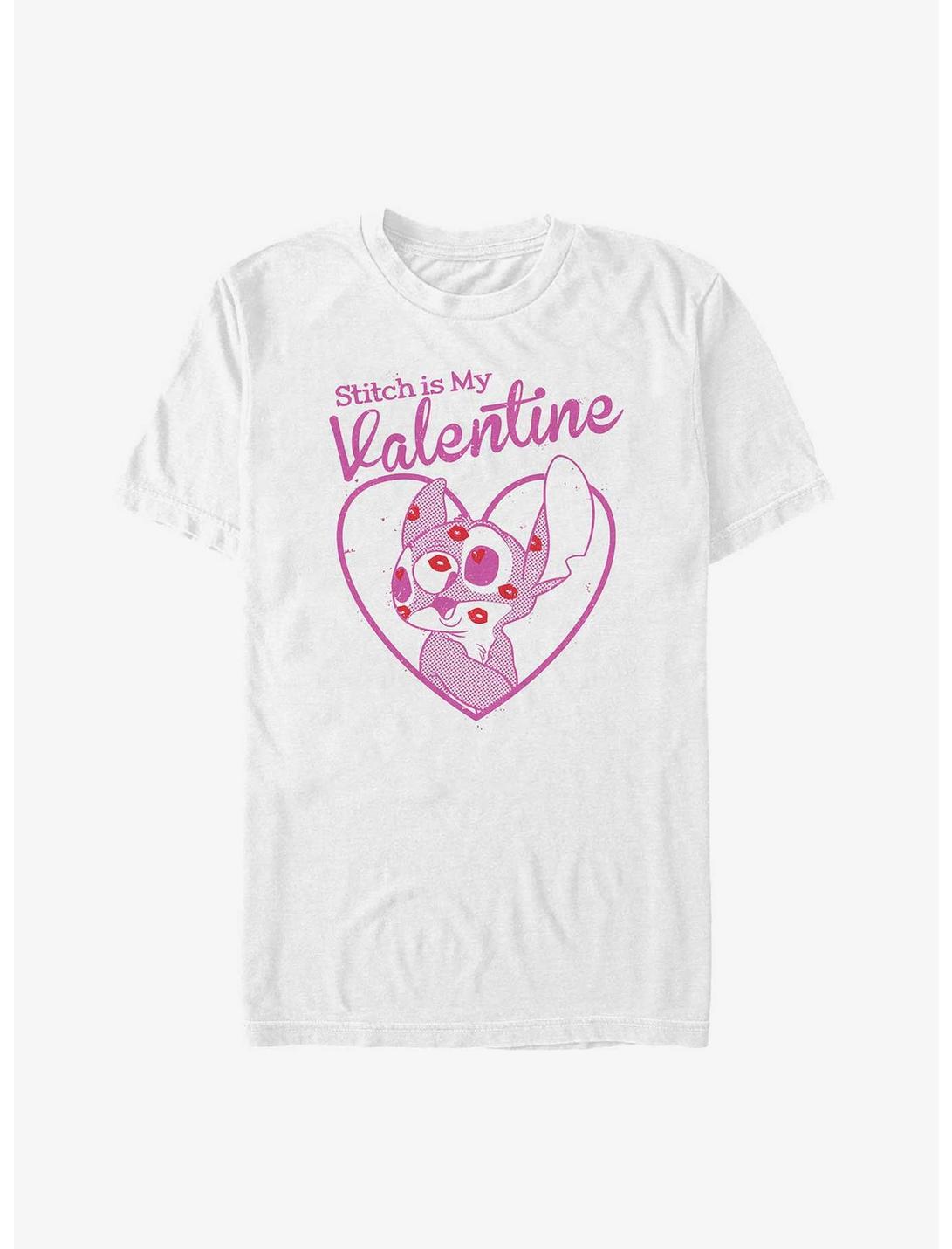 Disney Lilo Stitch Kisses Stitch Is My Valentine Extra Soft Unisex T-shirt