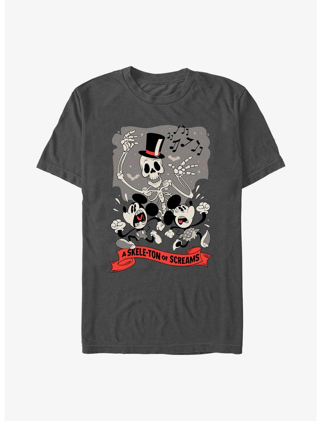 Disney Mickey Mouse A Skele-ton Of Screams Extra Soft Unisex T-shirt